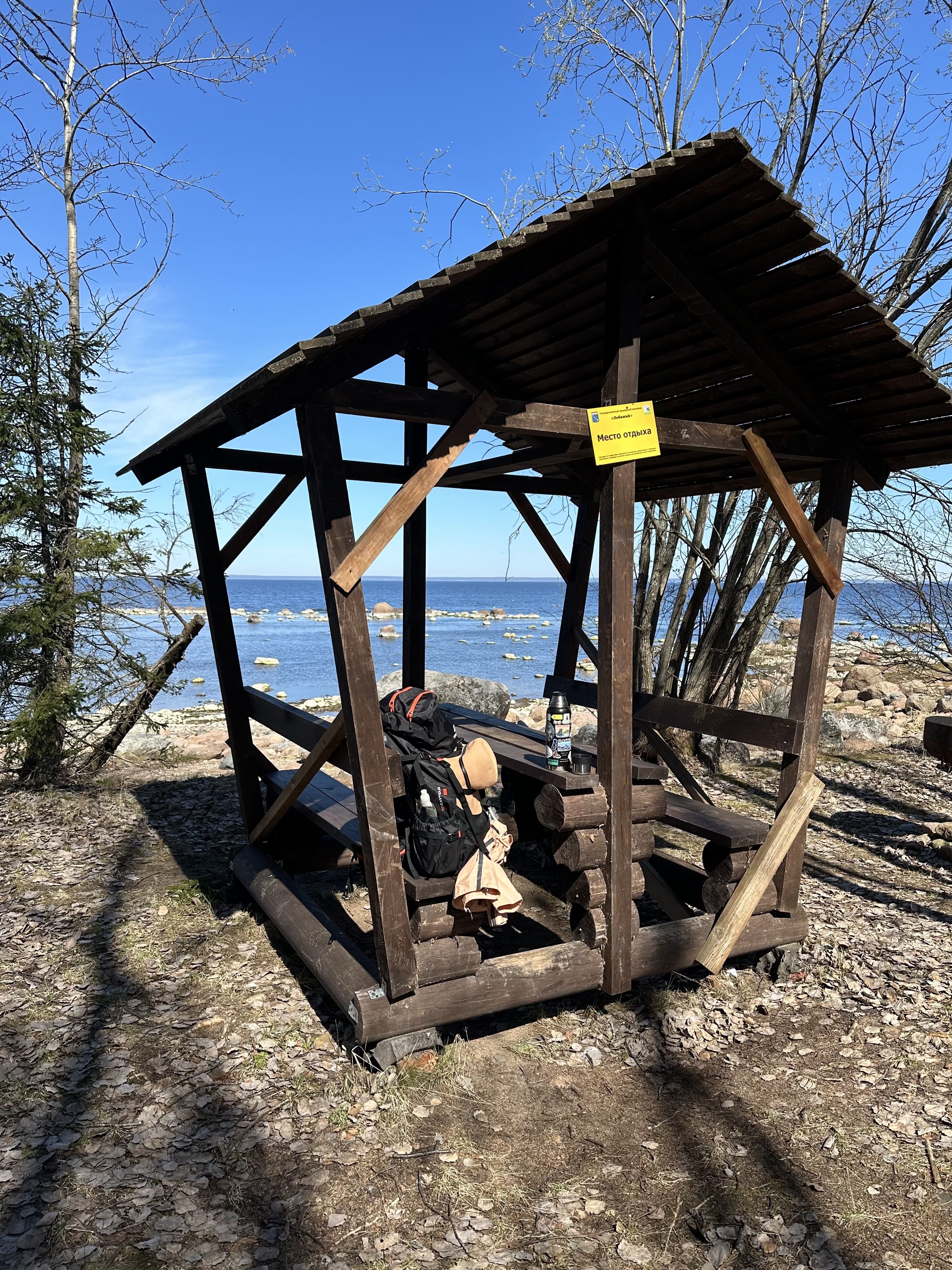 Тропа южного берега с ночевкой в домиках, Ленинградская область (10/10)