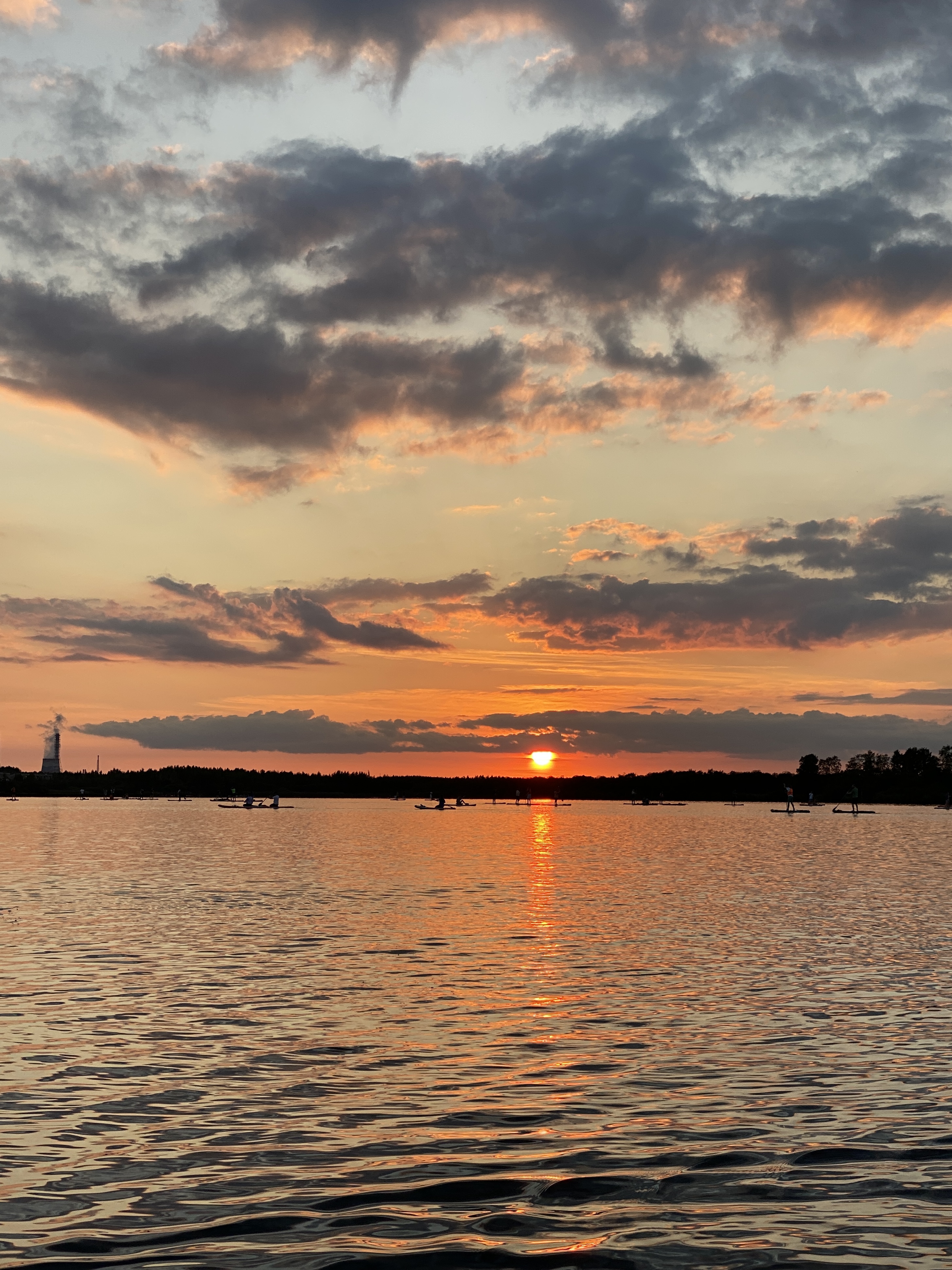 Sup-прогулка на закате у Лахты (Лахтинский разлив) (18/26)