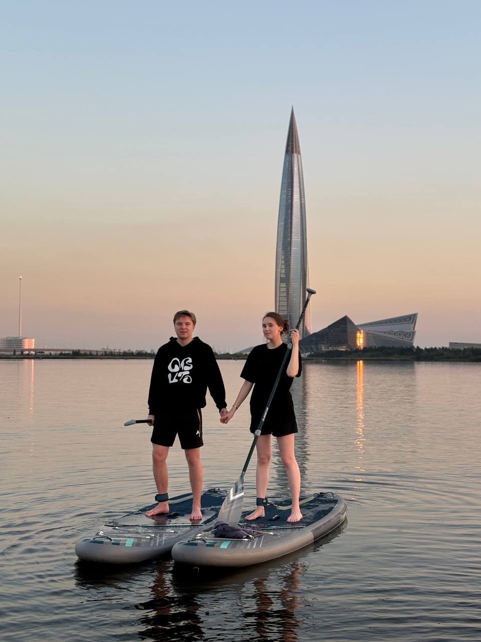 Sup-прогулка на закате у Лахты (Лахтинский разлив) (13/26)