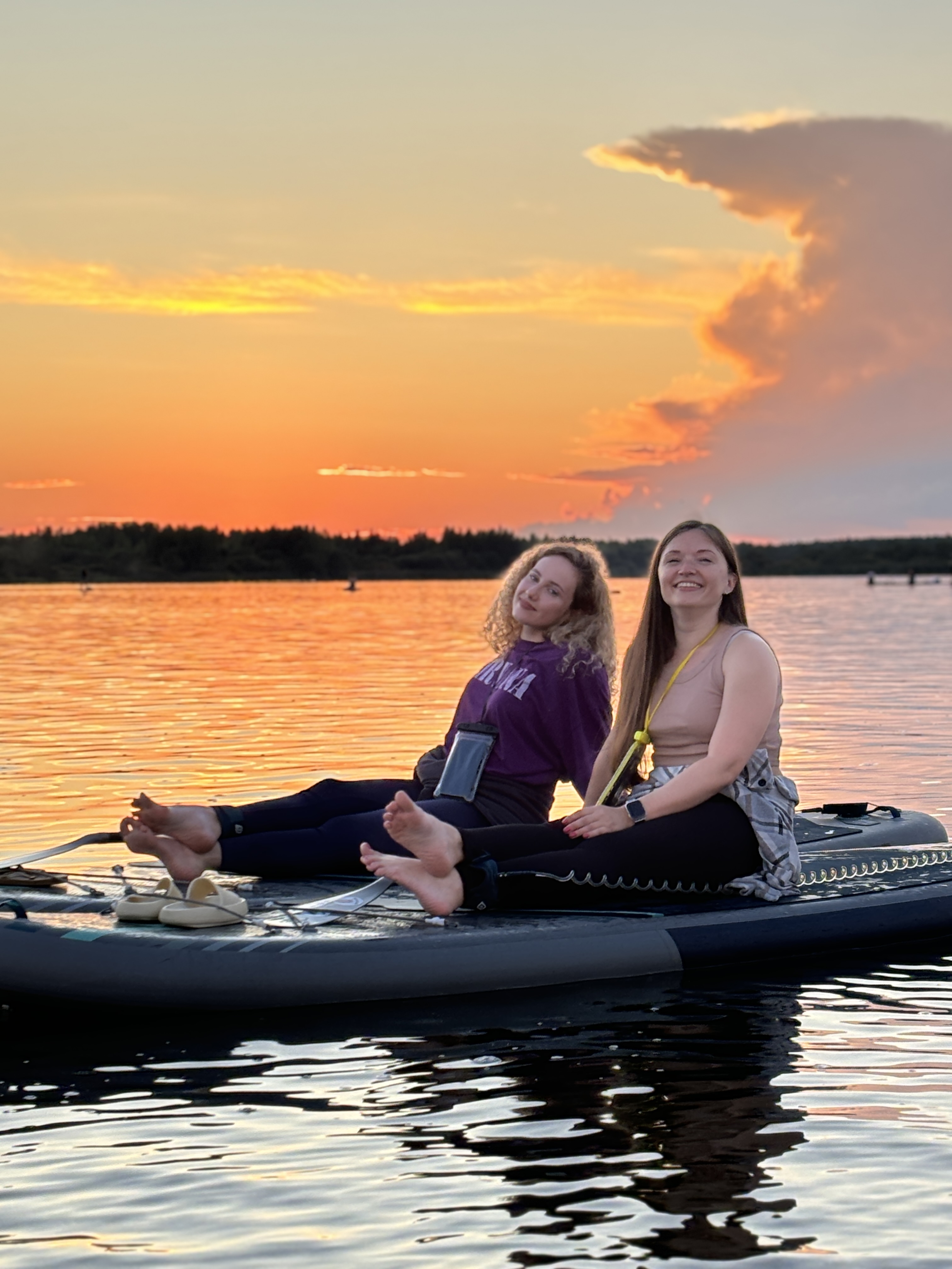 Sup-прогулка на закате у Лахты (Лахтинский разлив) (23/26)