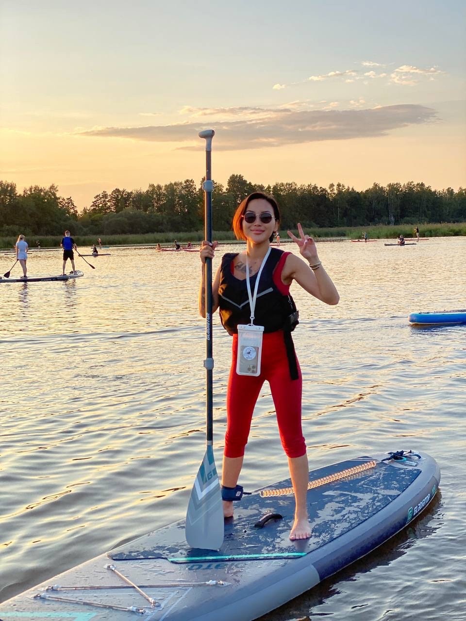 Sup-прогулка на закате у Лахты (Лахтинский разлив) (25/26)