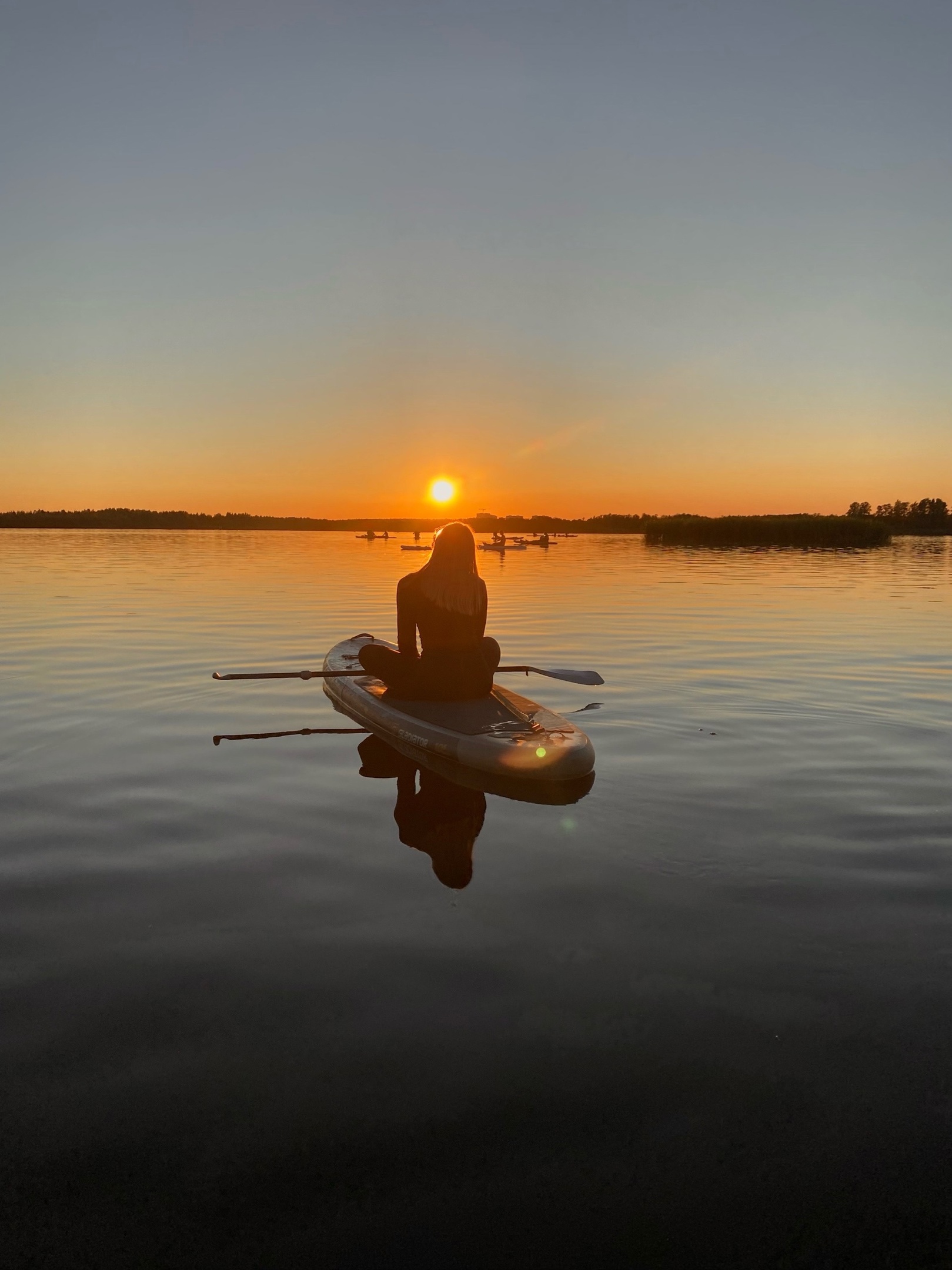 Sup-прогулка на закате у Лахты (Лахтинский разлив) (22/26)