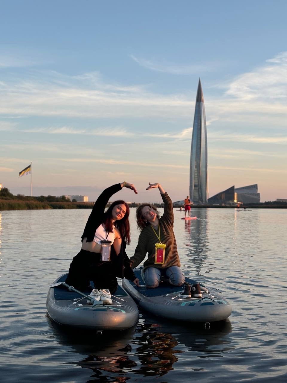 Sup-прогулка на закате у Лахты (Лахтинский разлив) (12/26)