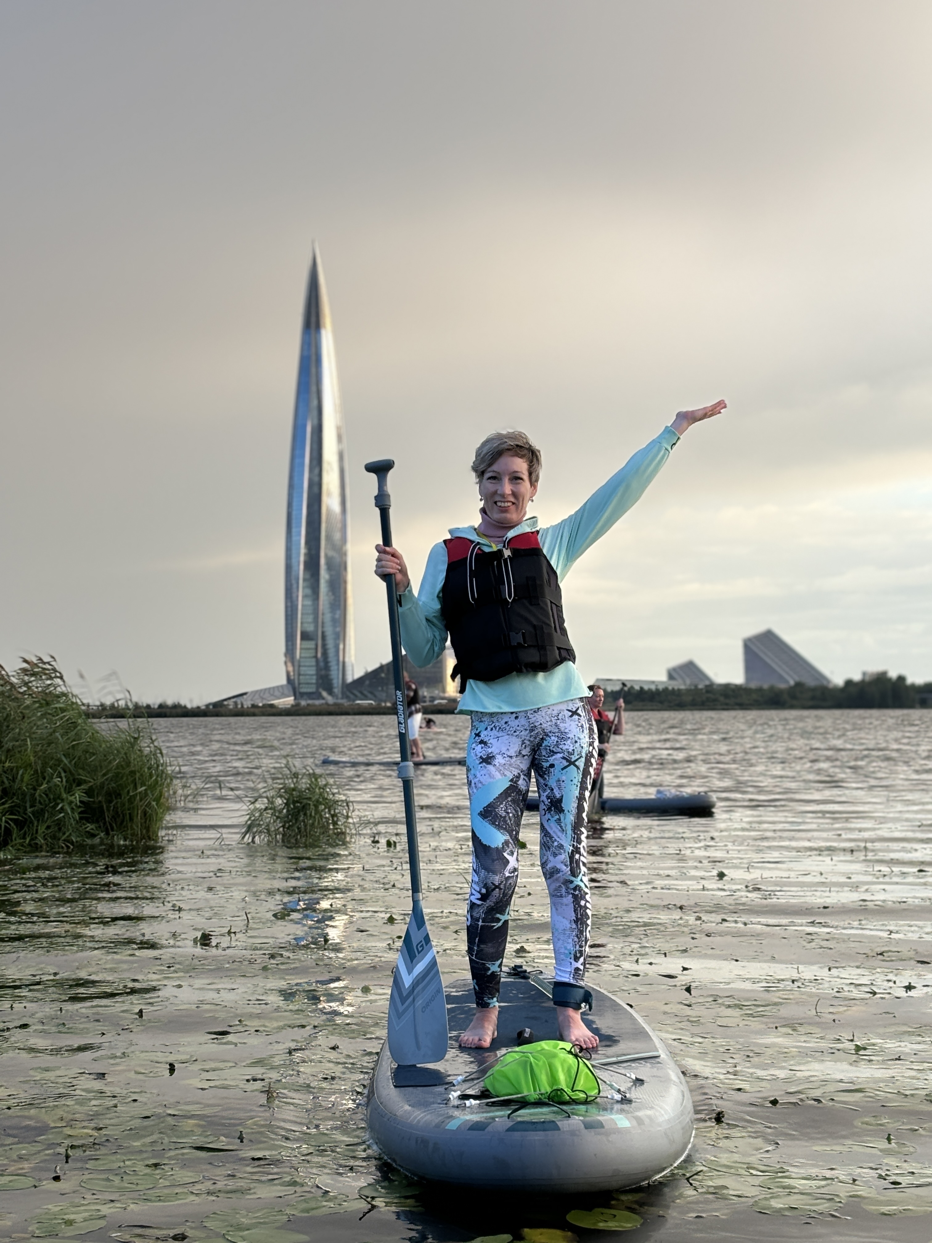 Sup-прогулка на закате у Лахты (Лахтинский разлив) (24/26)