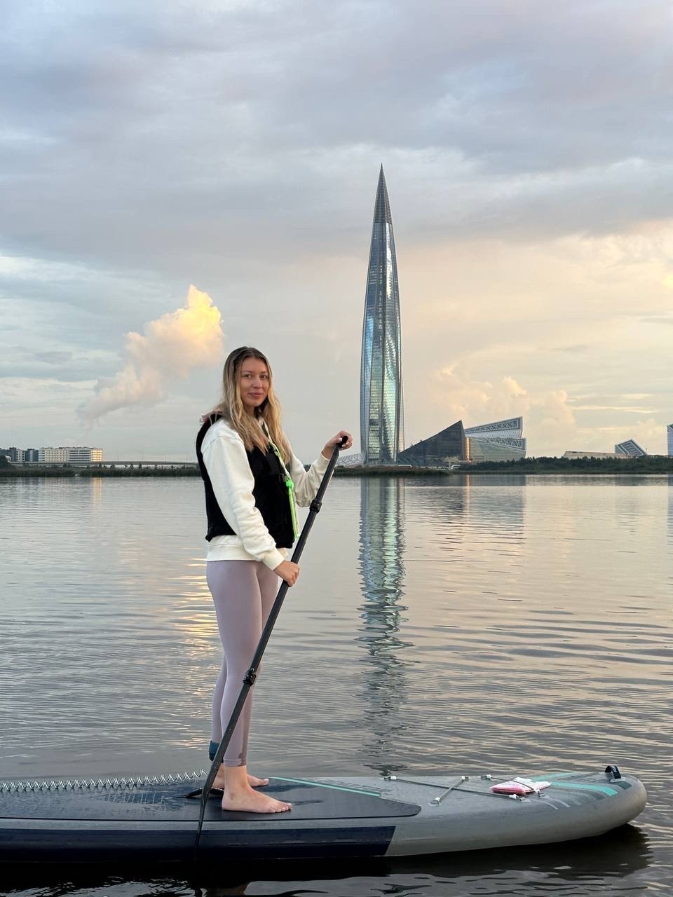 Sup-прогулка на закате у Лахты (Лахтинский разлив) (19/26)