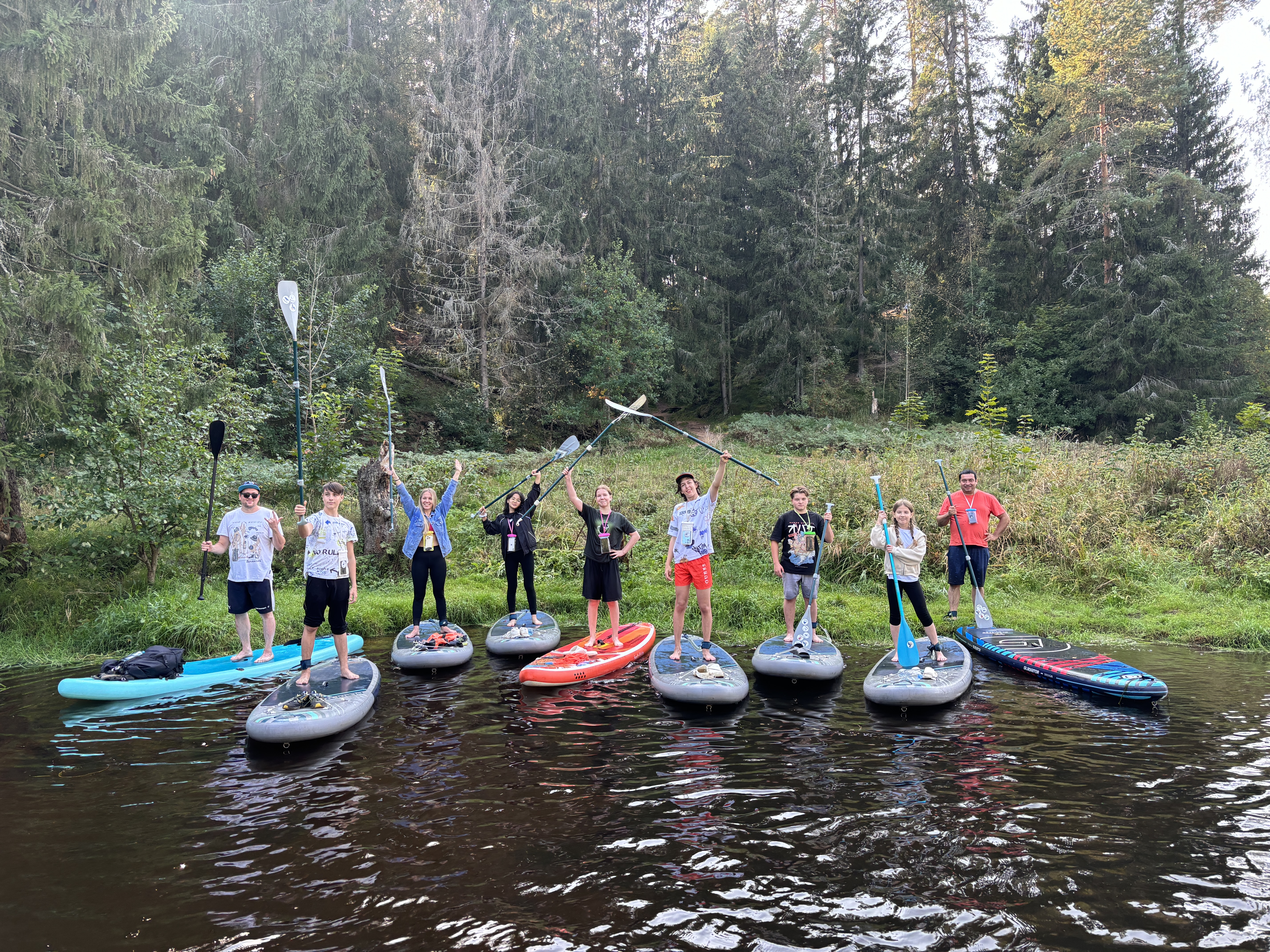 Сап-прогулка по реке Оредеж (10/14)