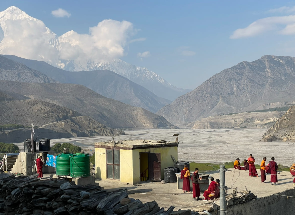 Верхний Мустанг на джипах + Тиджи, древний буддийский фестиваль изгнания злого демона (40/89)
