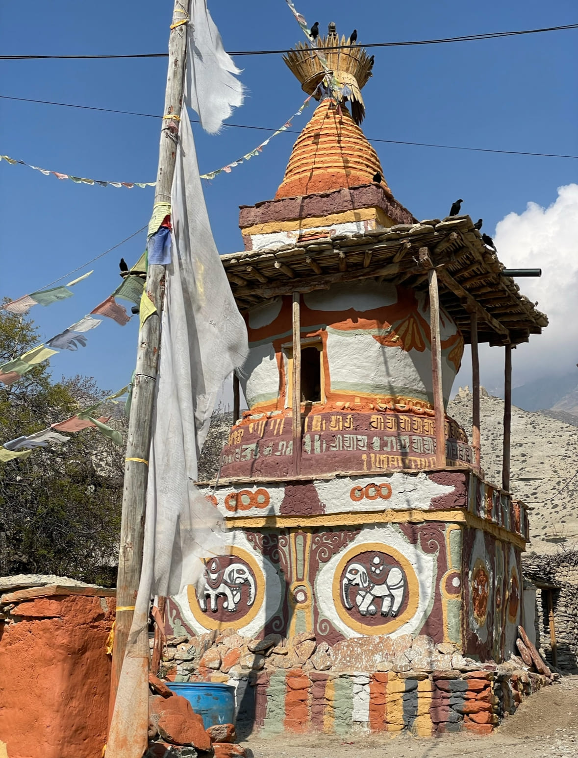 Верхний Мустанг на джипах + Тиджи, древний буддийский фестиваль изгнания злого демона (58/89)