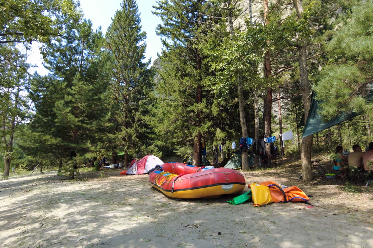 Сплав по Средней Катуни