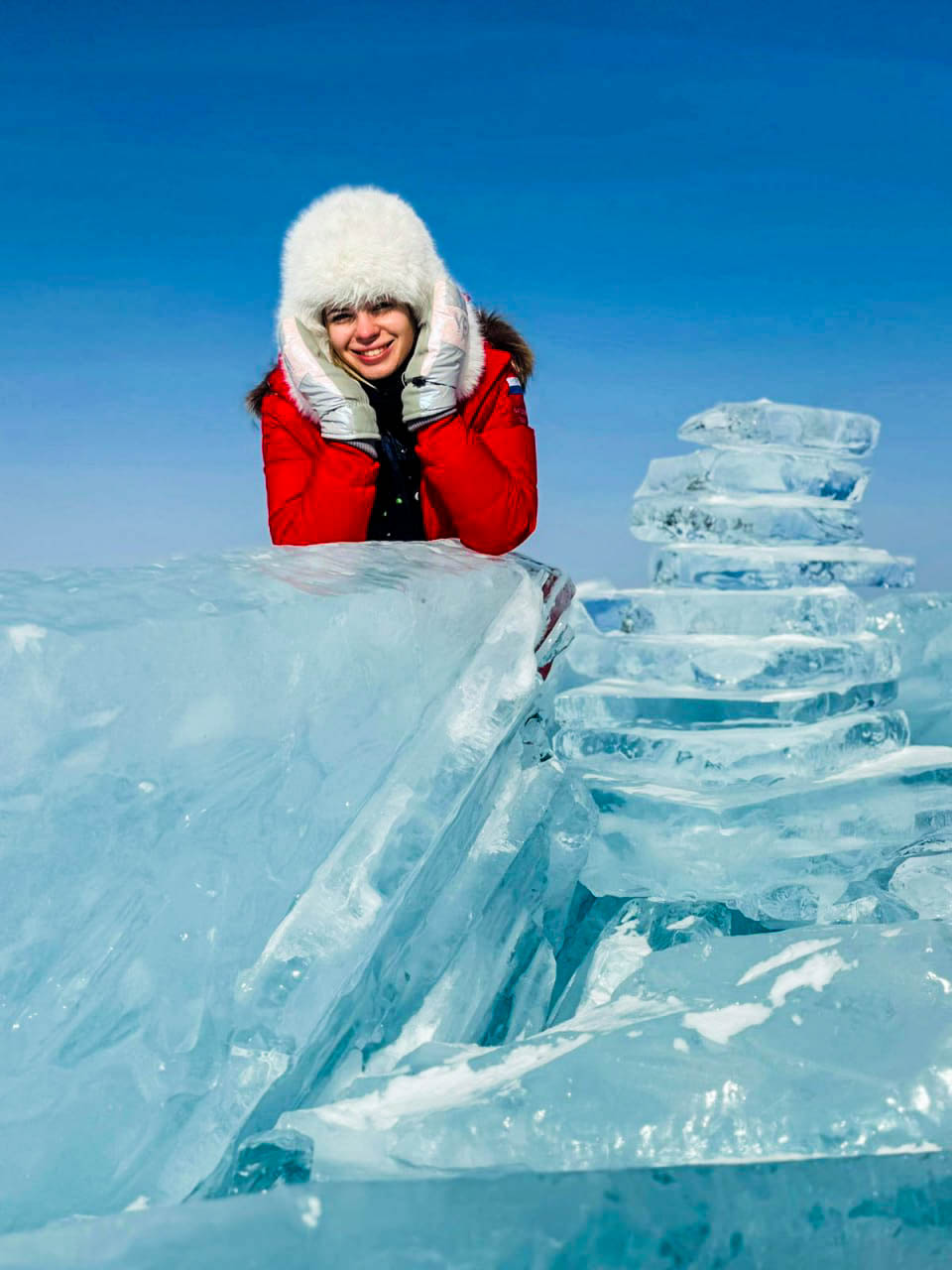 Льды Байкала и величие Саян (6/21)