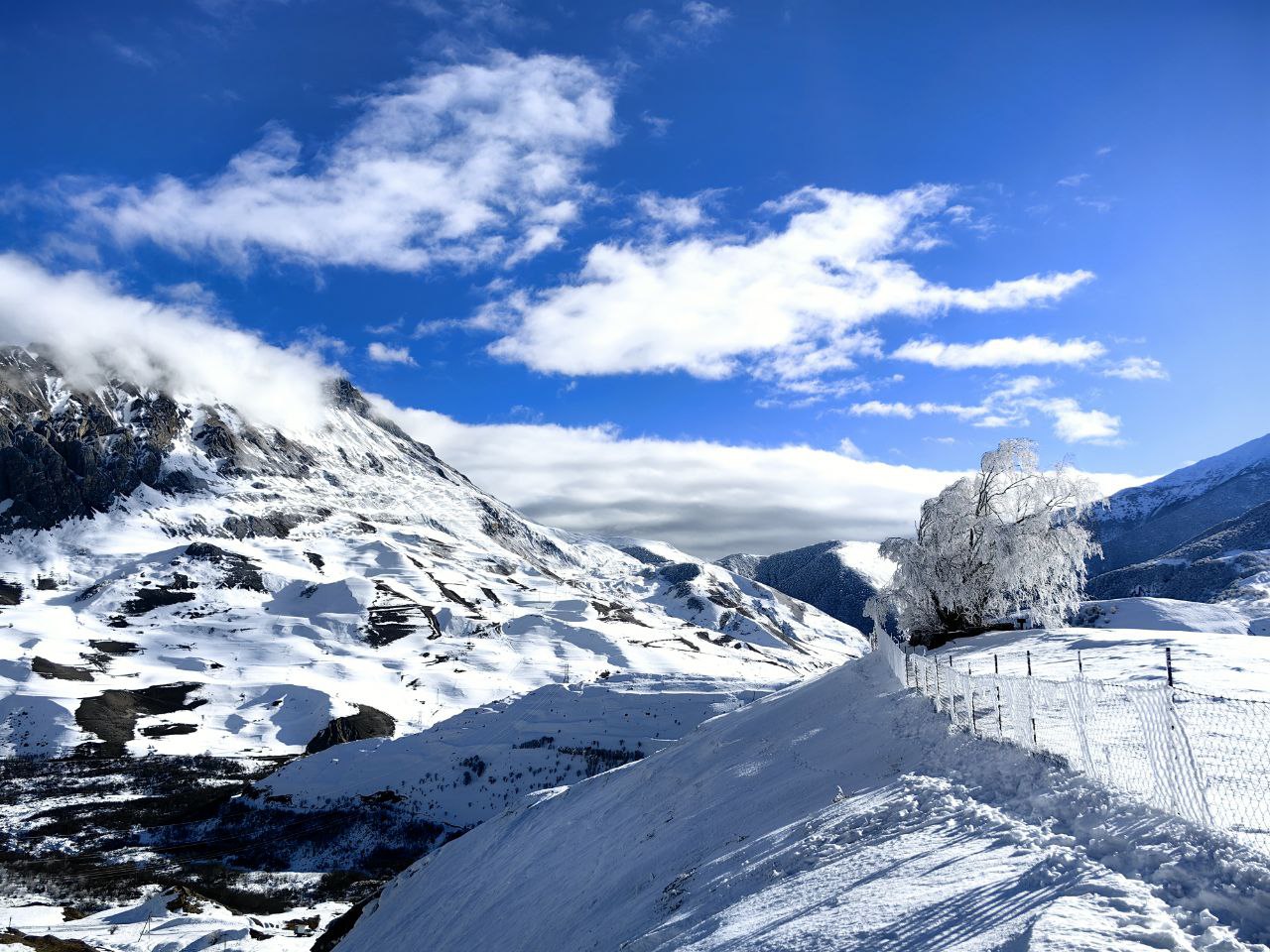 Осетинский Байкал-Зарамагское водохранилище.Зимний авторский тур в Осетию. (12/15)