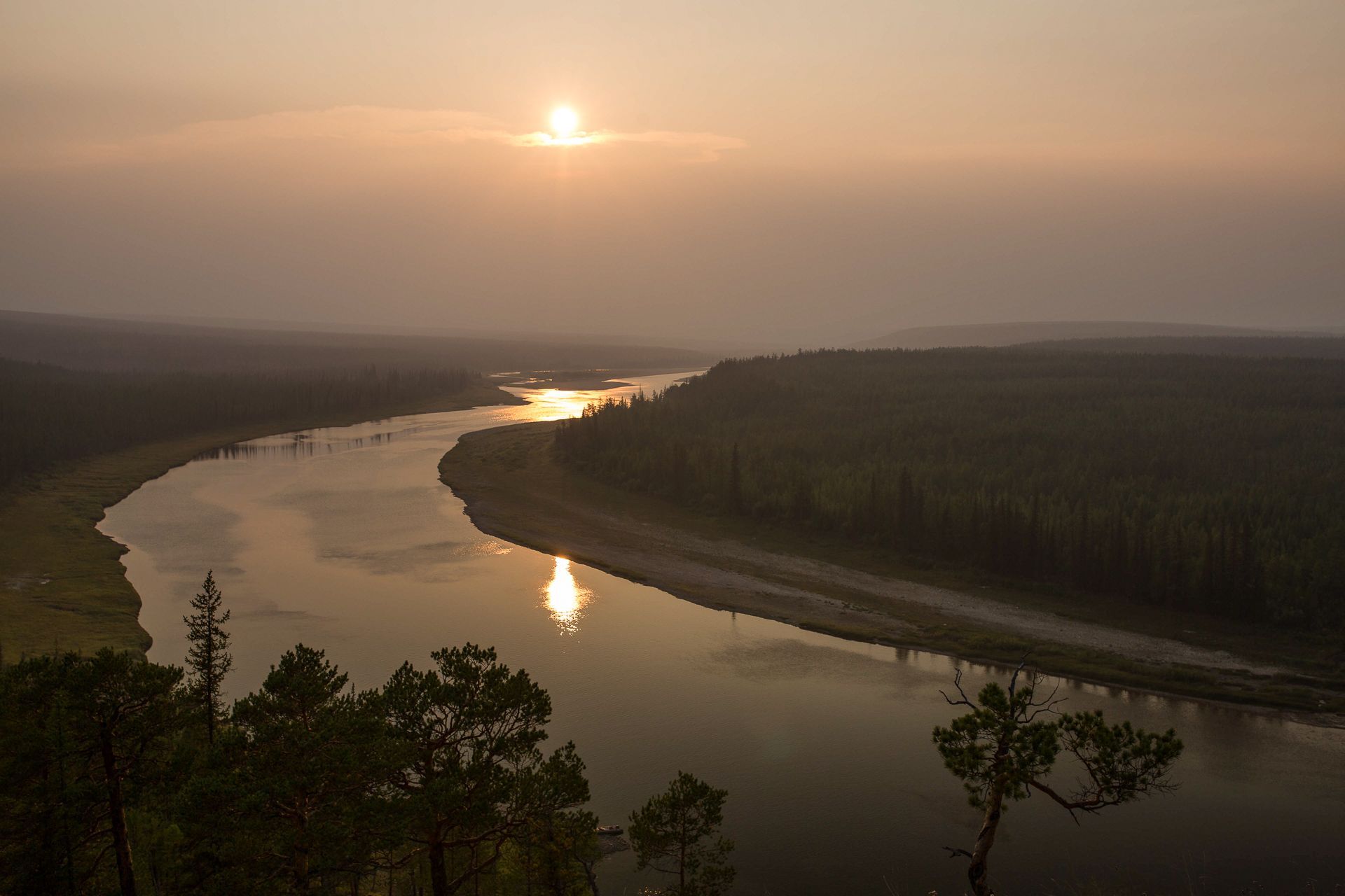 Сплав и рыбалка на реке Амга. (7/32)