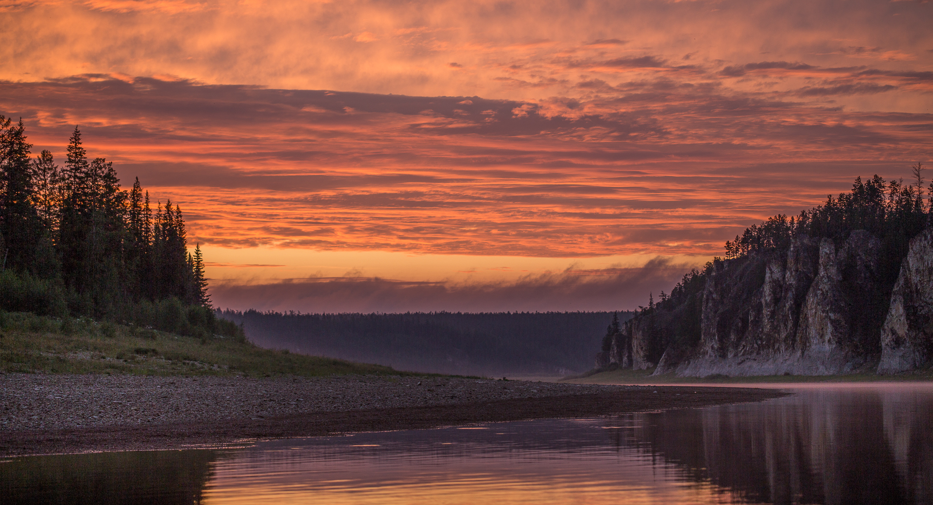 Сплав и рыбалка на реке Амга.