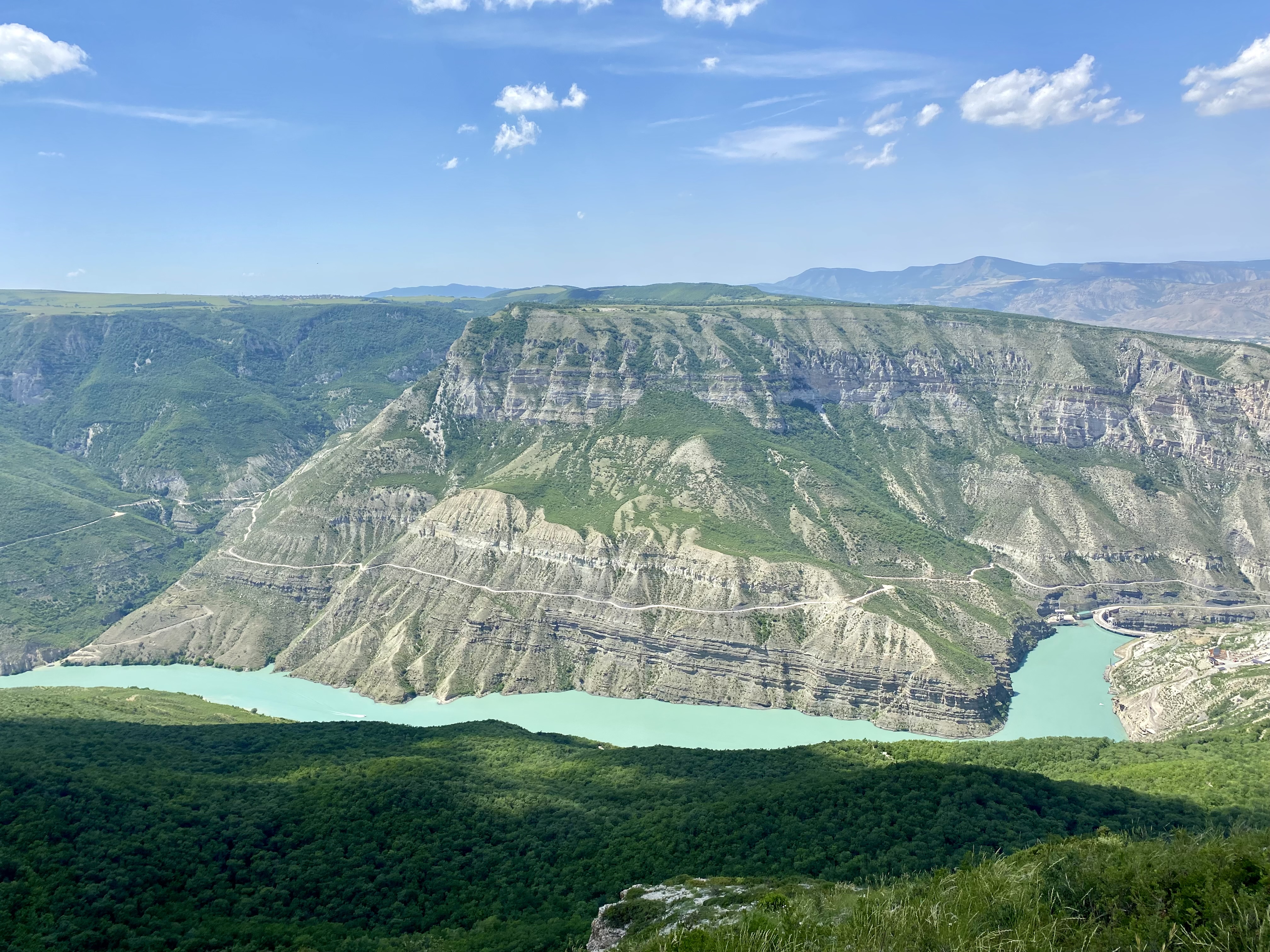Сулакский каньон с дикими смотровыми
