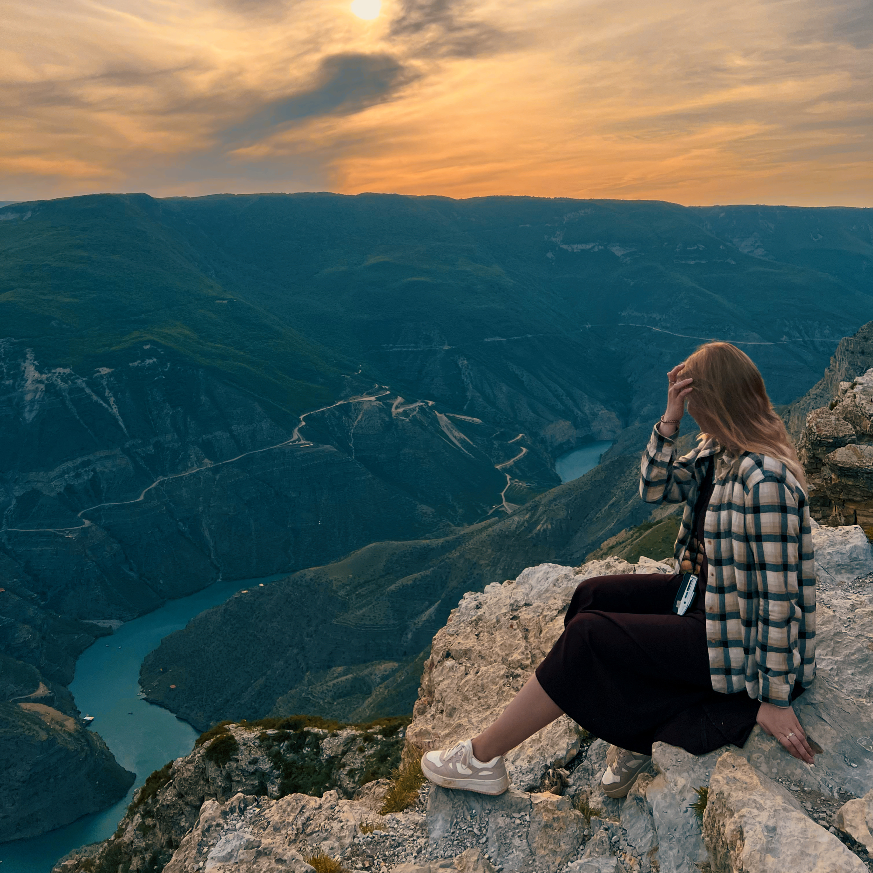Сулакский каньон и бархан Сары кум из Каспийска (16/23)
