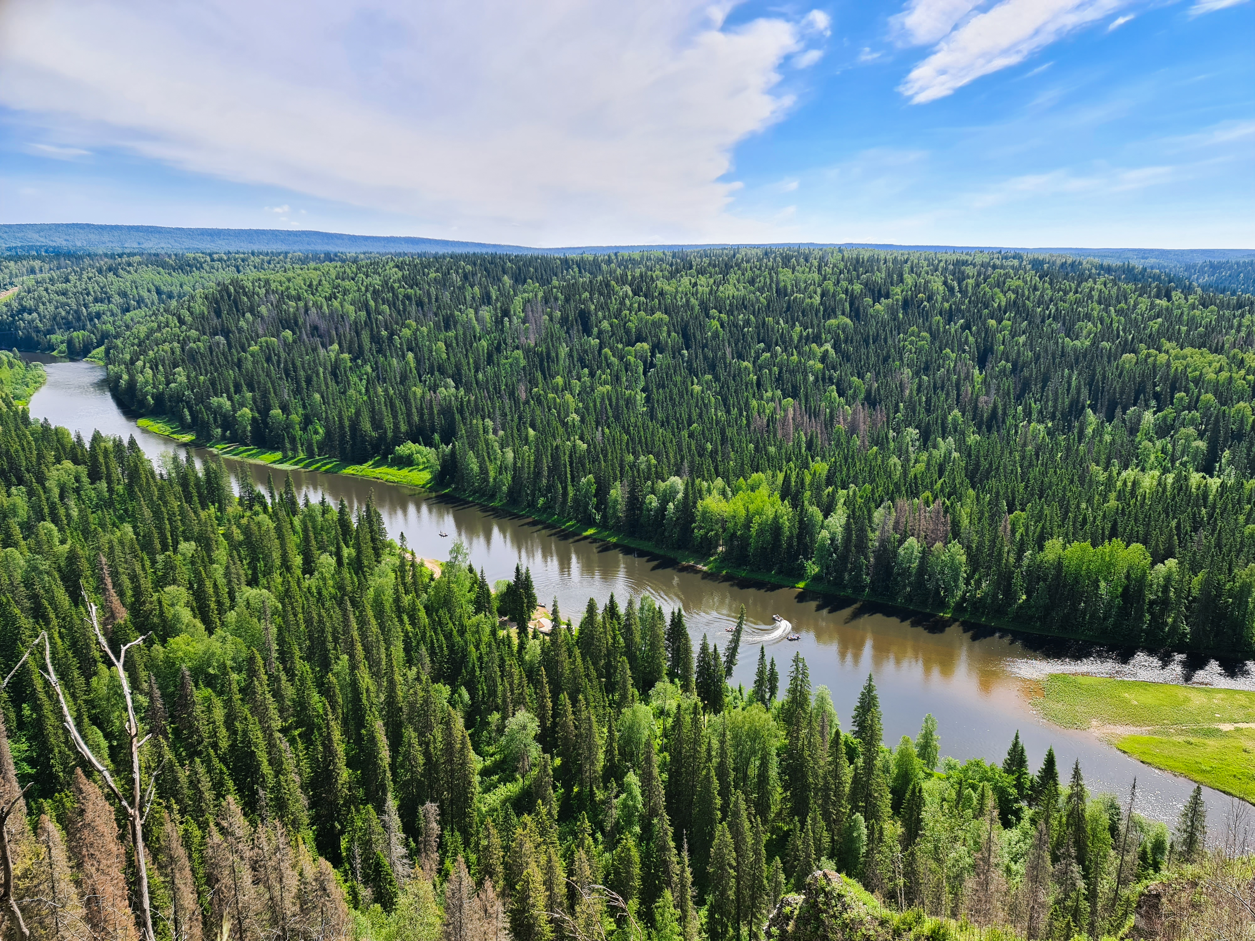 К Усьвинским столбам на лодке с ветерком (6/21)