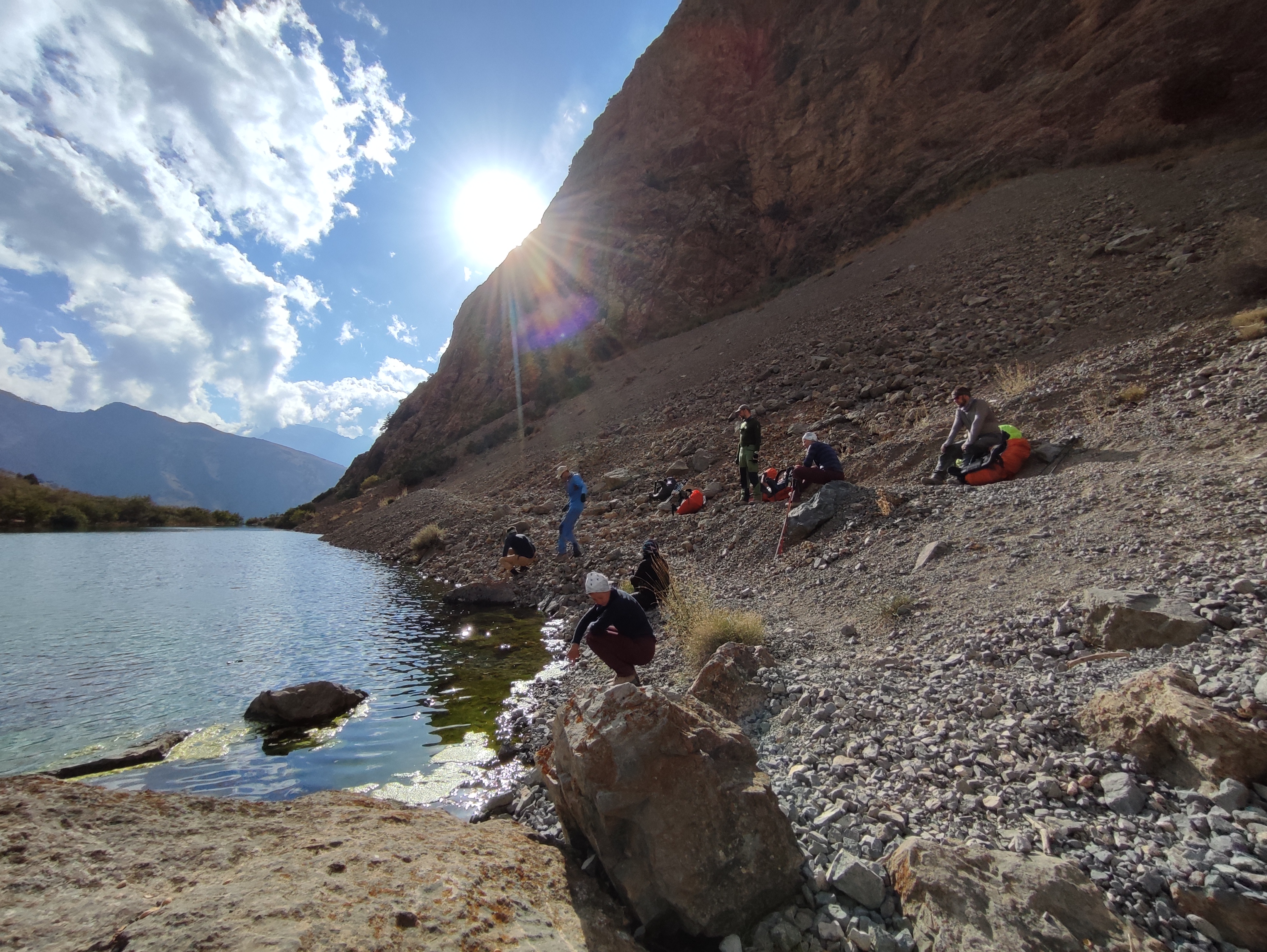 Фанские горы с восхождением на Замок 5020 м и Энергию 5132 м (28/31)