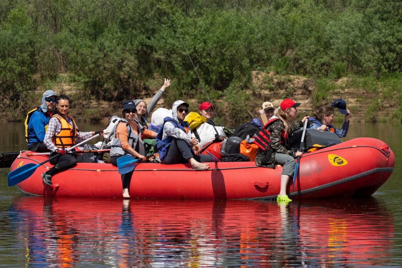 Сплав на рафтах по реке Узола. Нижегородская область