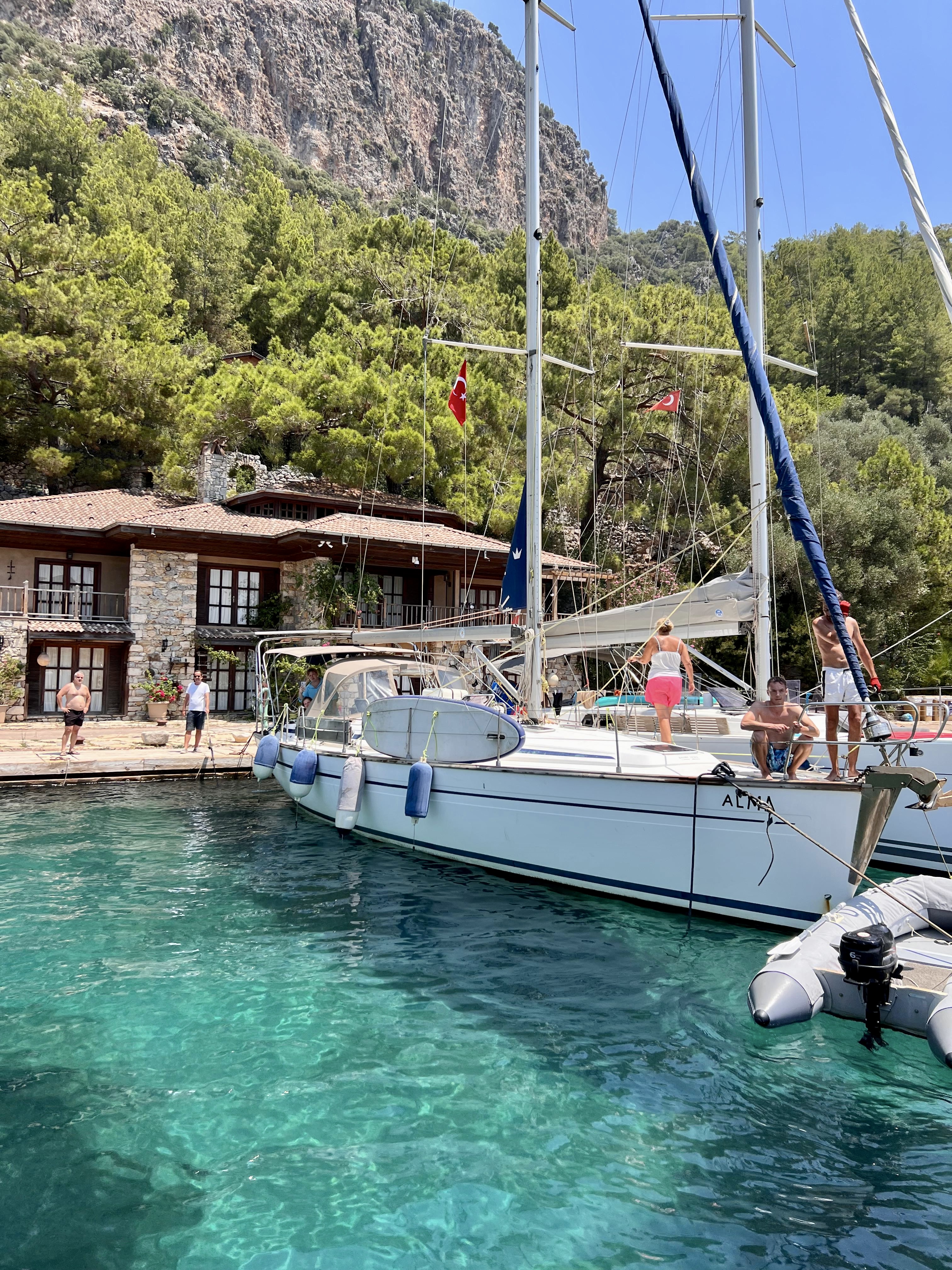 Круиз на парусной яхте по Средиземке. Турецкая Ривьера. (5/25)