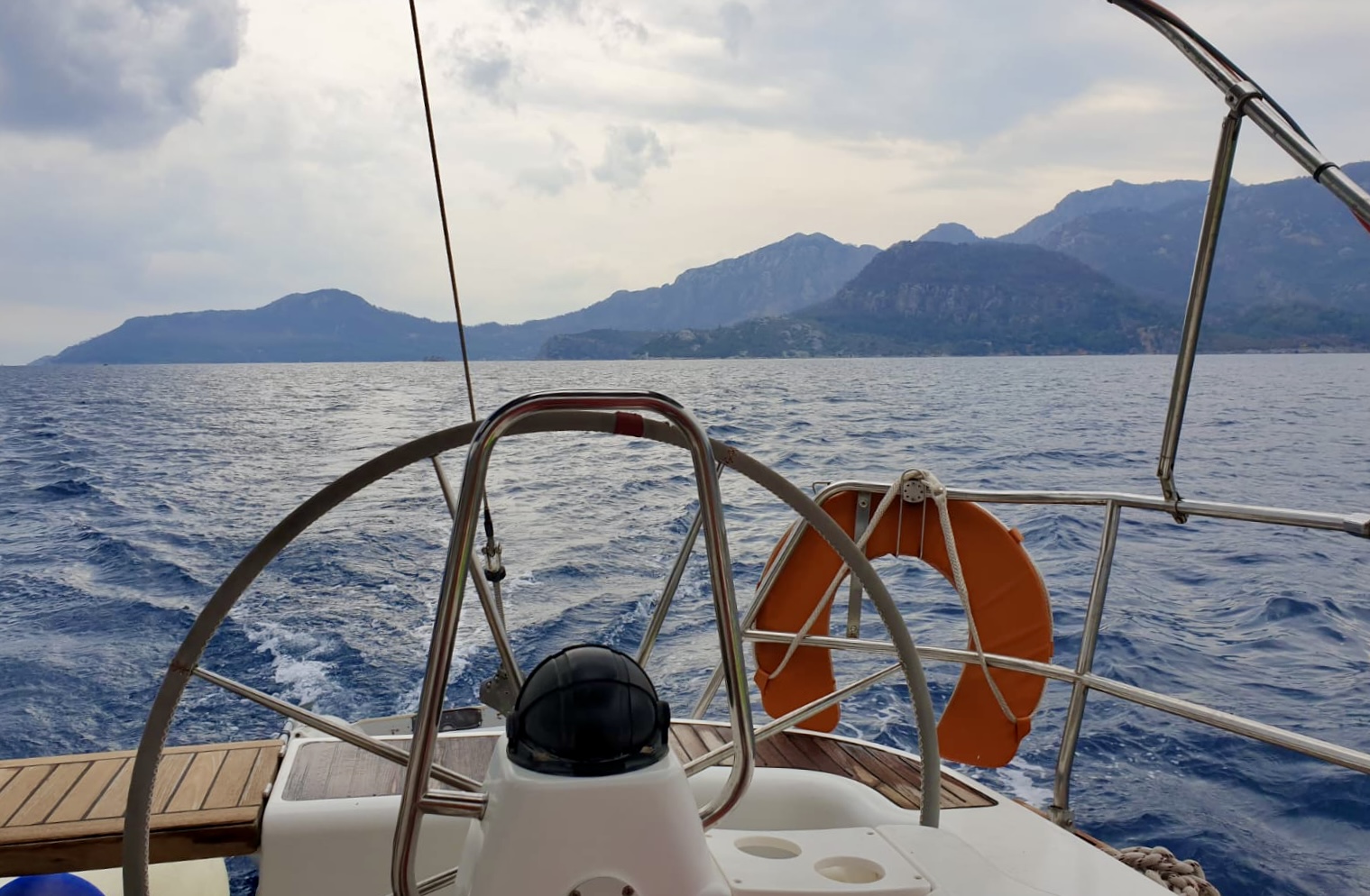 Круиз на парусной яхте по Средиземке. Турецкая Ривьера. (23/25)