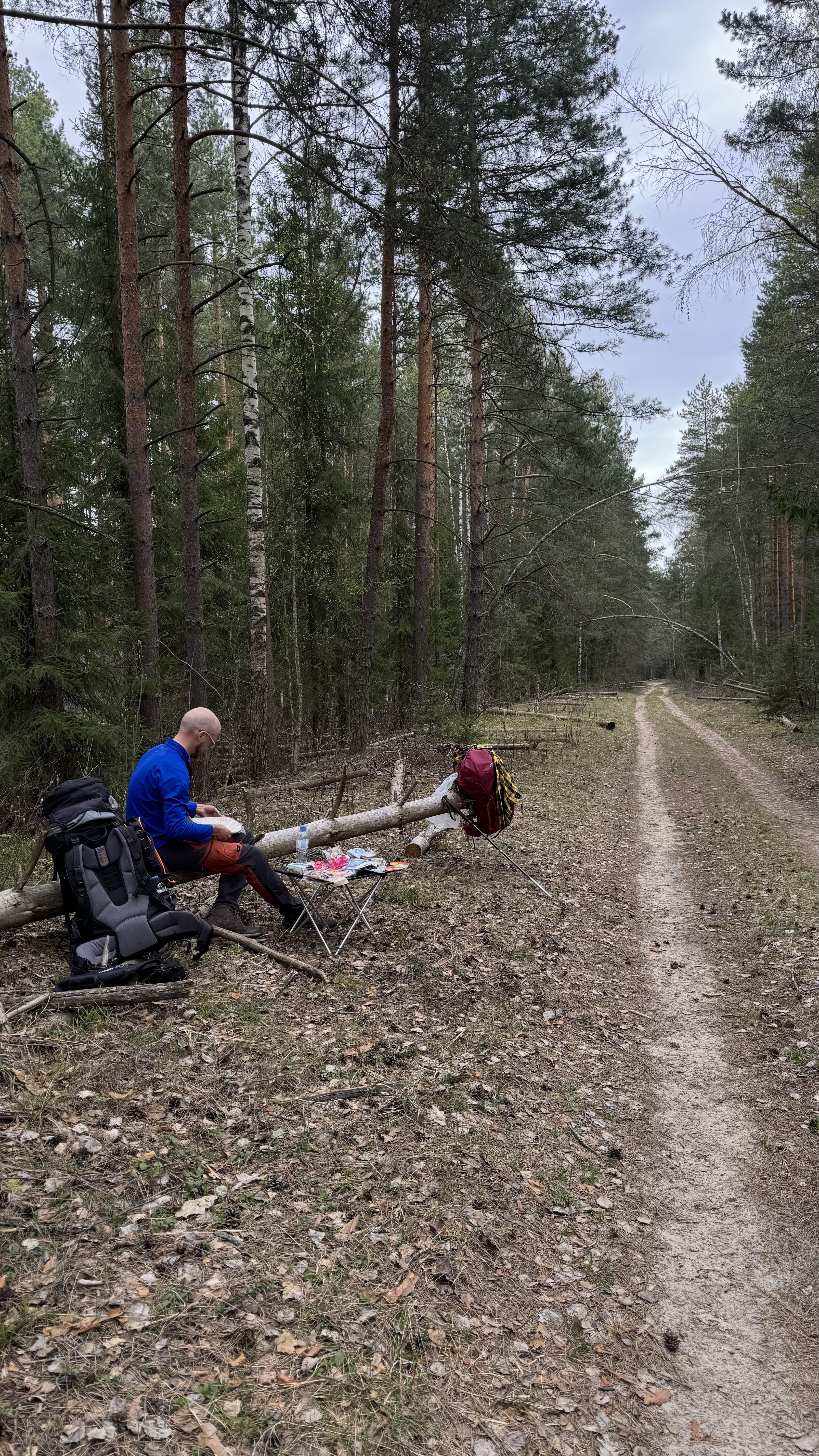 Заказник Цна и Змеиный камень с палатками, Московская область (10/29)