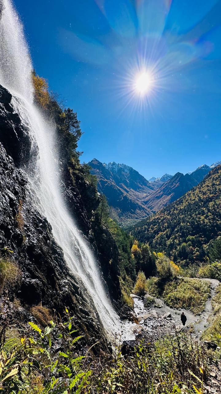 Поход на Мидаграбинские водопады.