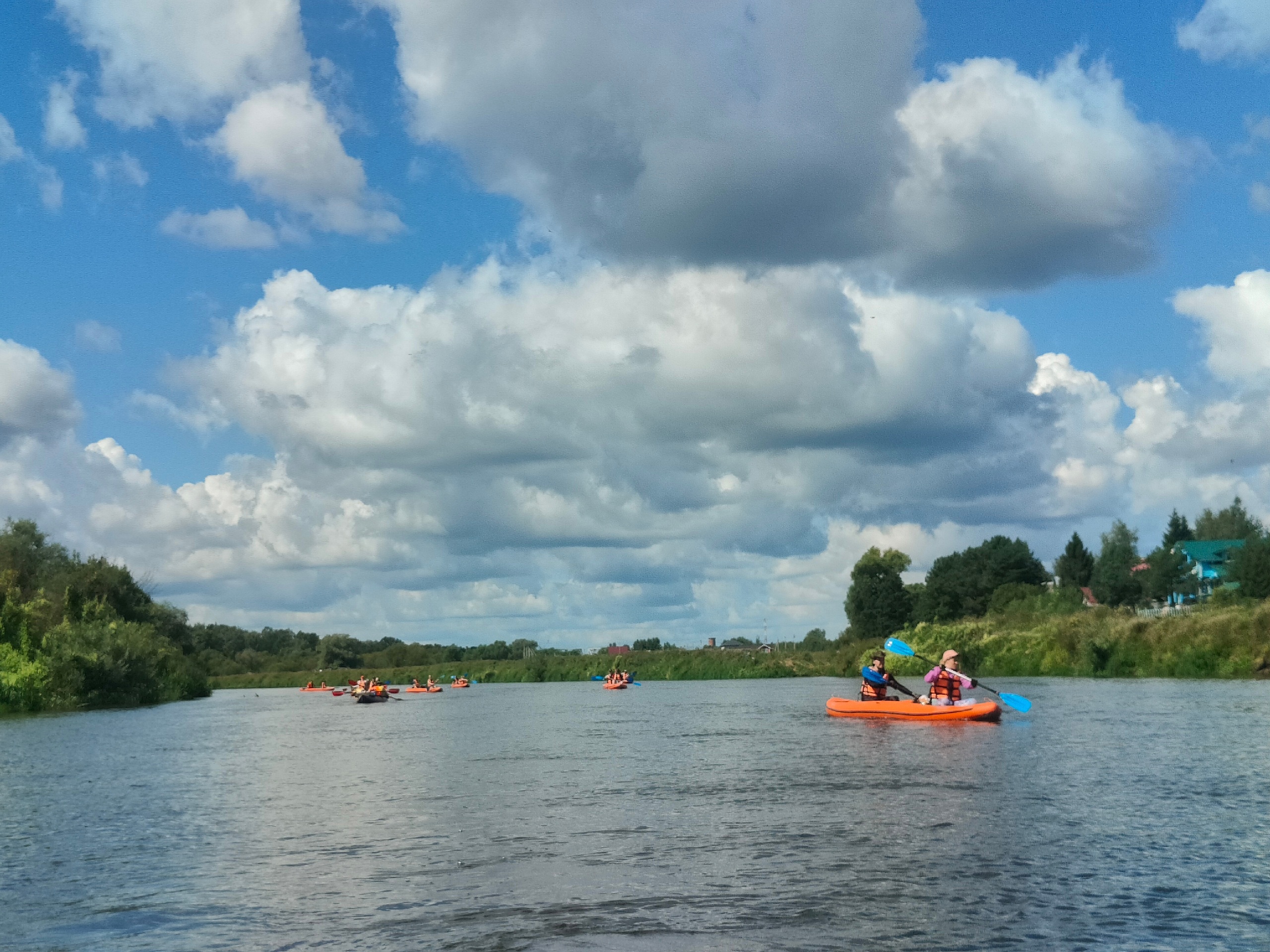 Двухдневный сплав на байдарках по реке Клязьма (6/9)