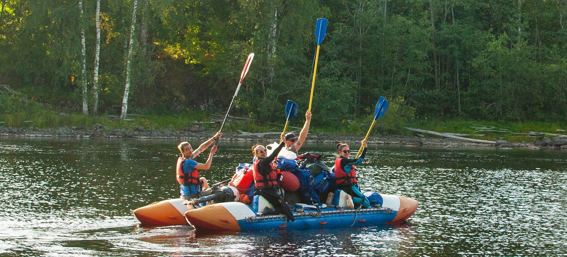 Сплав на рафтах по Верхней Шуе (3/20)