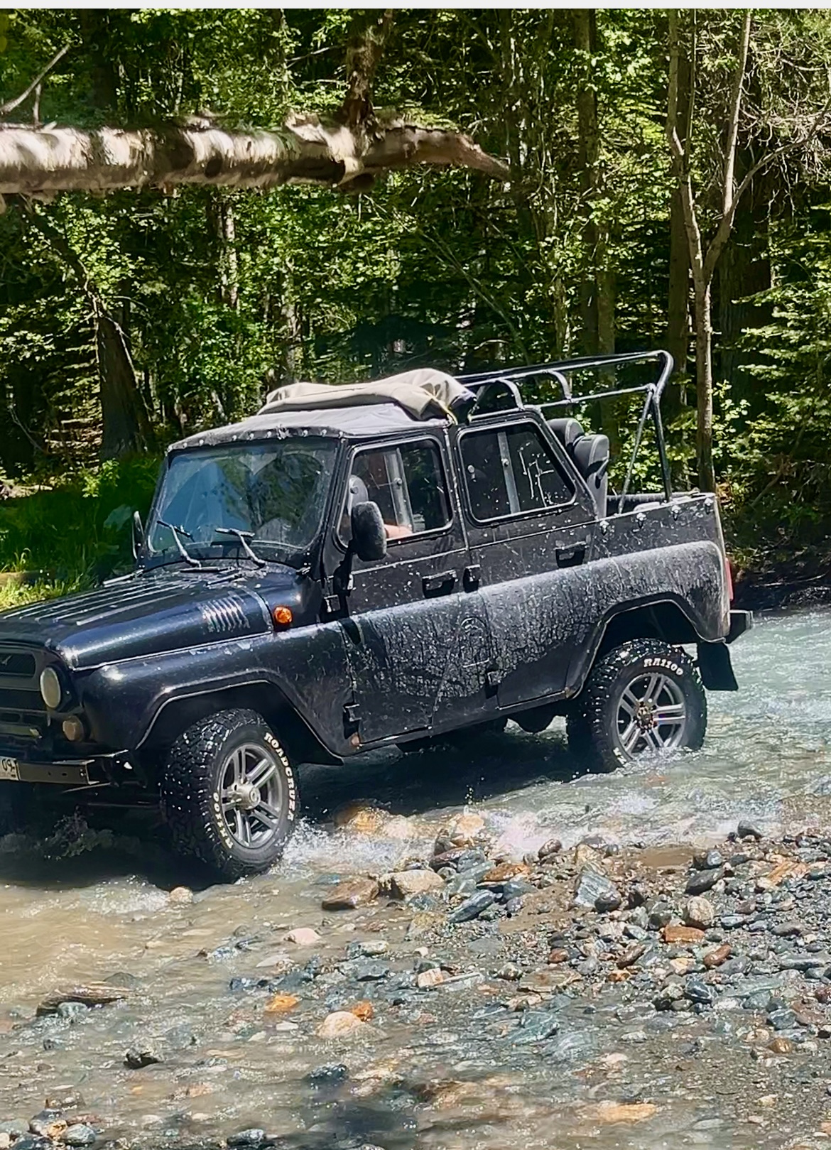 Джиппинг к Белым водопадам  Архыза (6/17)