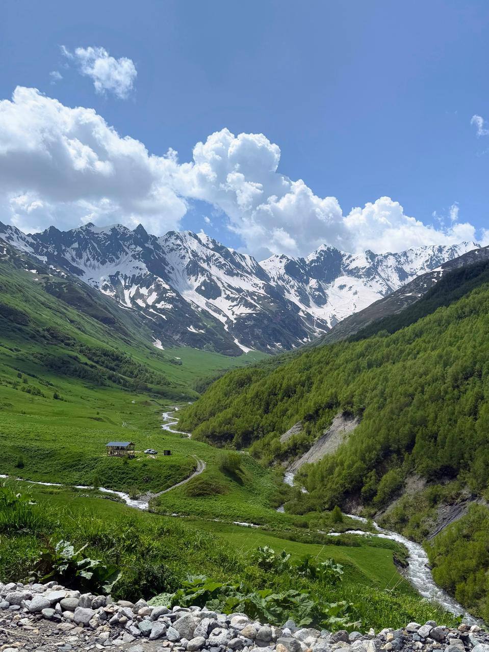 Тур в горы Грузии. Горная Сванетия. Снежные вершины, водопады, каньоны, пещеры (39/69)