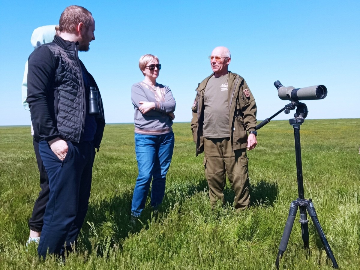 Уникальная фауна степей Калмыкии: птицы и сайгаки (6/34)