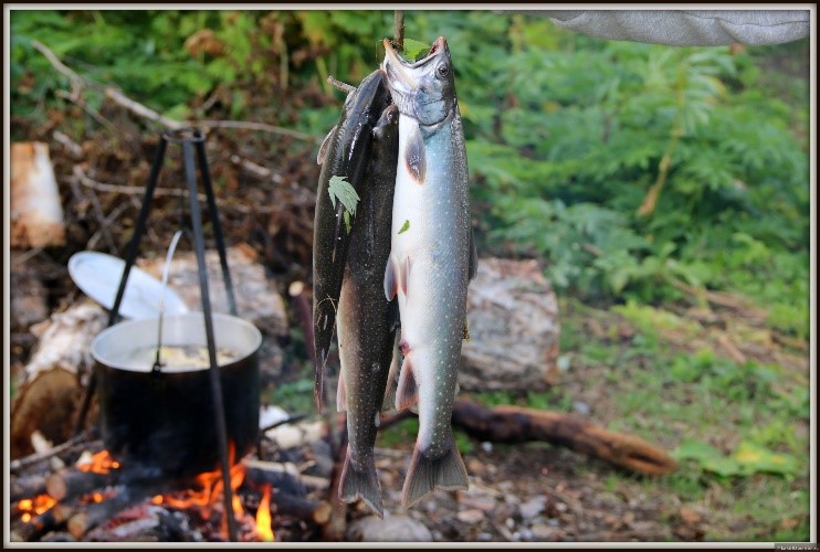 Путешествие по реке Быстрая: прогулка на рафтах, рыбалка, гастро-обед. (7/7)