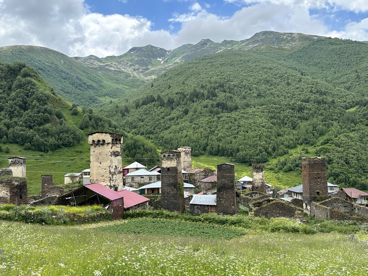 Тур в горы Грузии: горная Сванетия, снежные вершины, водопады, каньоны, пещеры