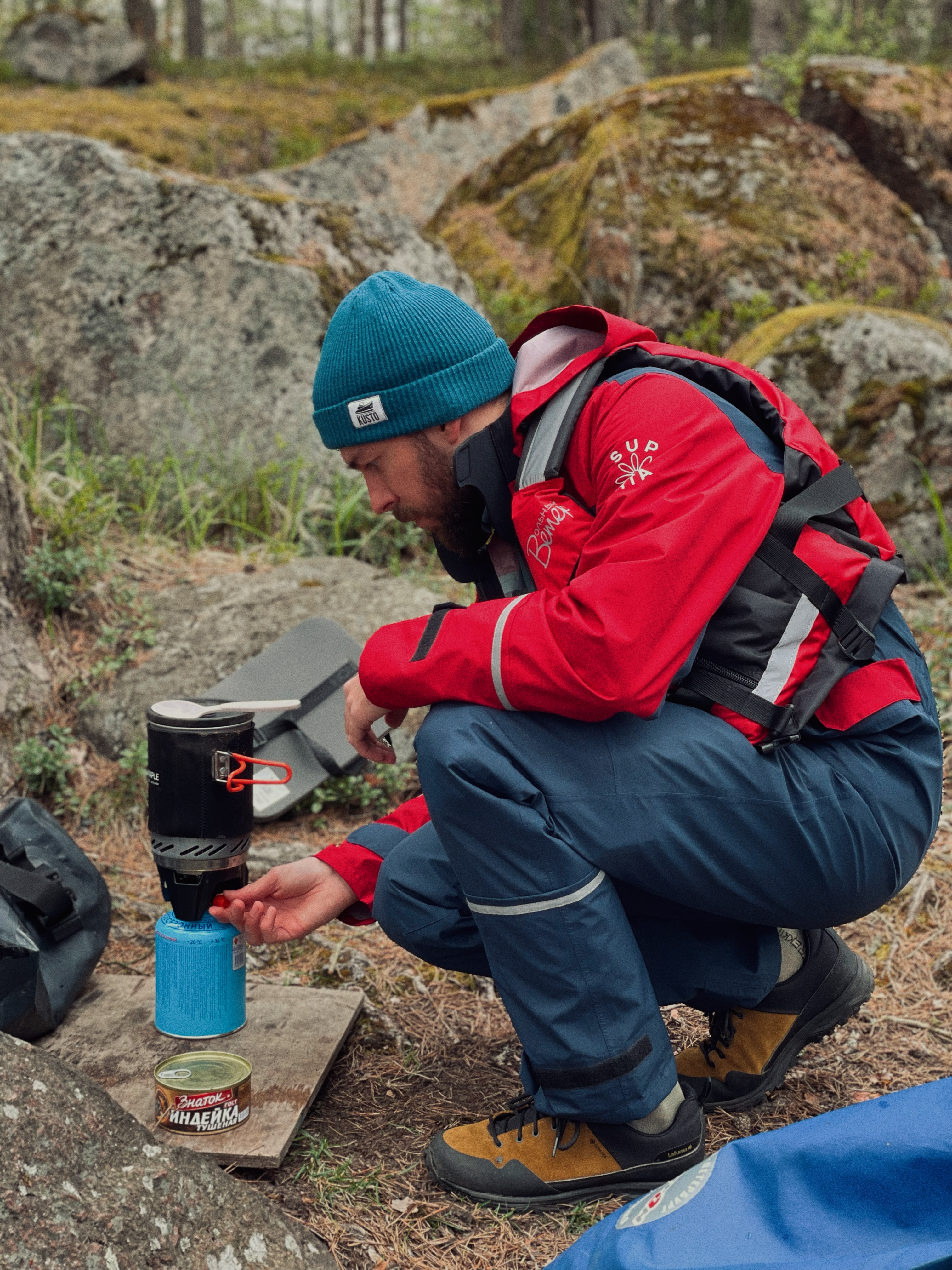 Двухдневный сплав на Сап-досках по реке Вуокса (6/20)