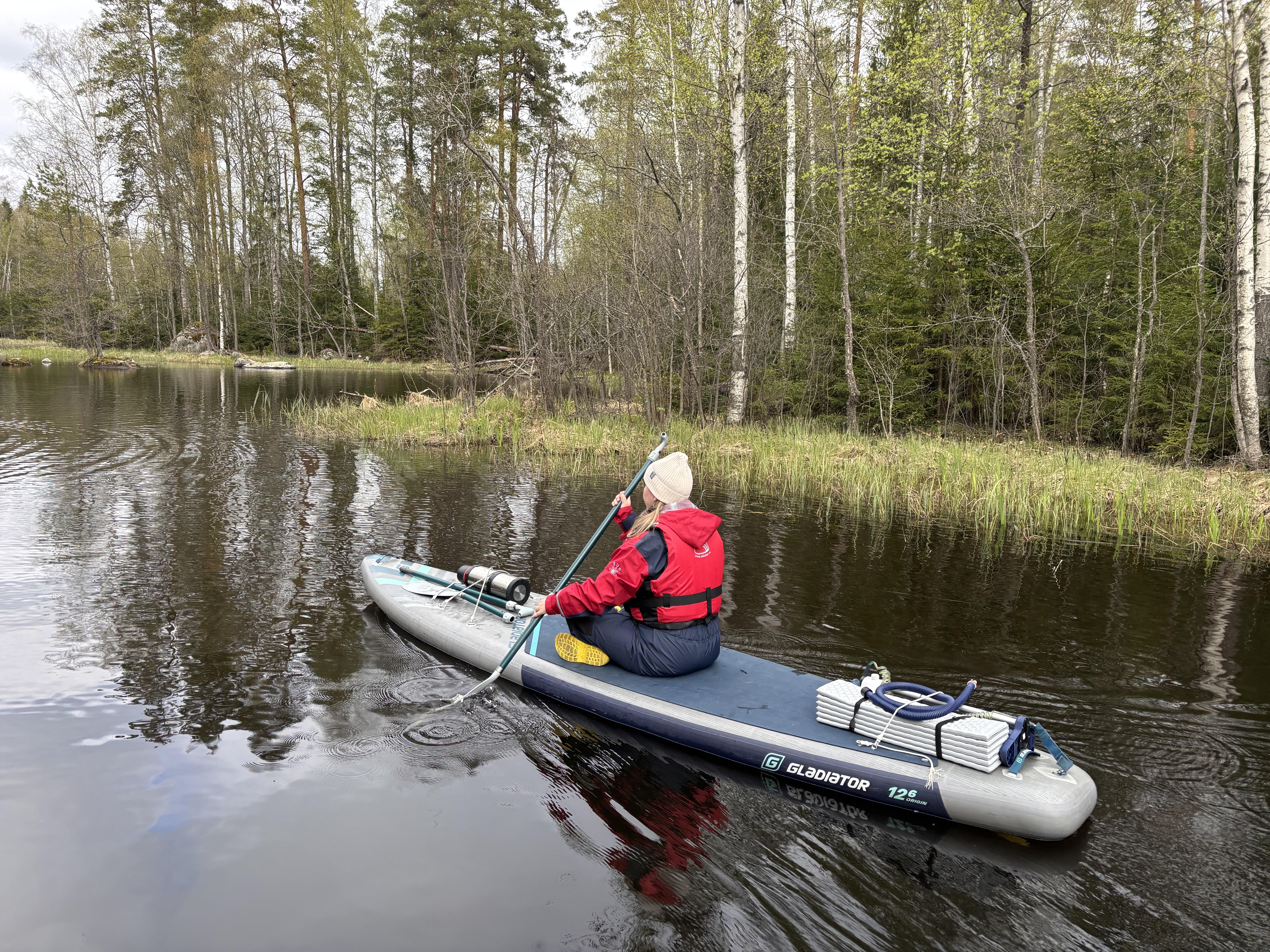 Двухдневный сплав на Сап-досках по реке Вуокса (8/20)