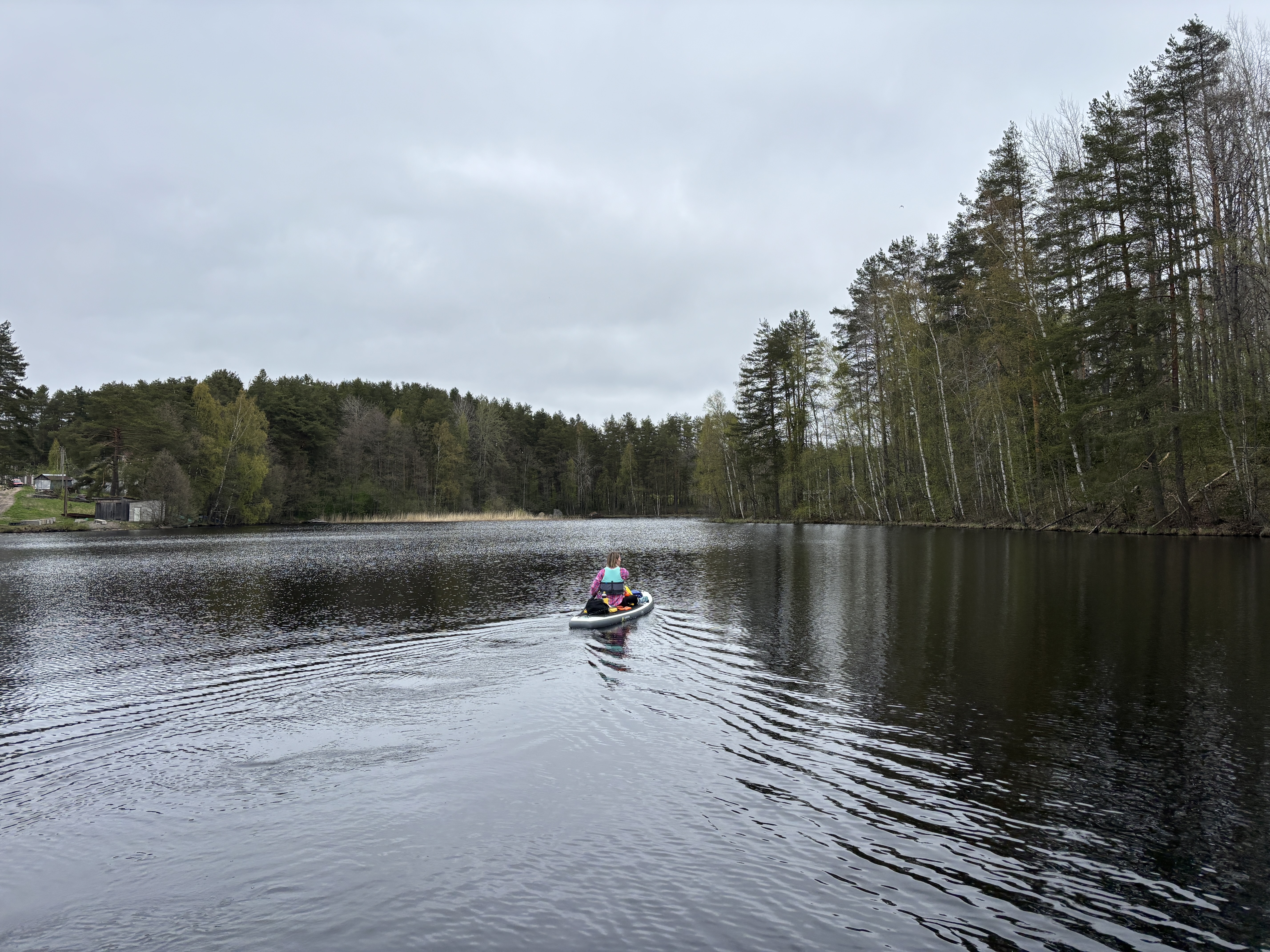 Двухдневный сплав на Сап-досках по реке Вуокса (4/20)