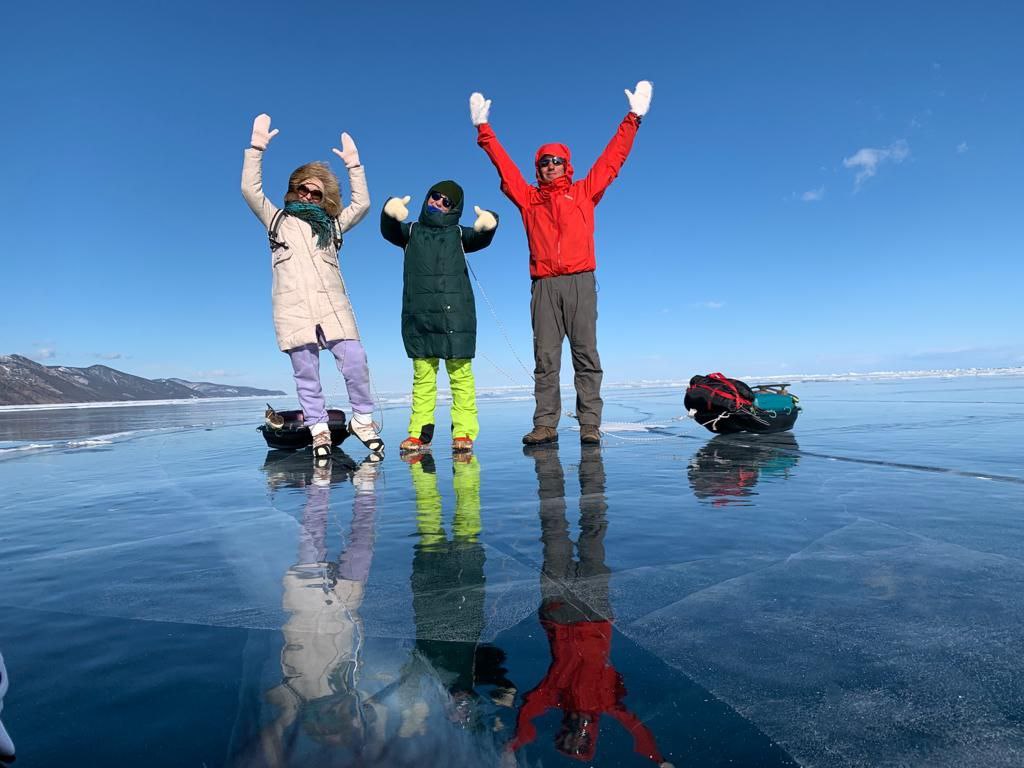 120 км бескрайнего льда