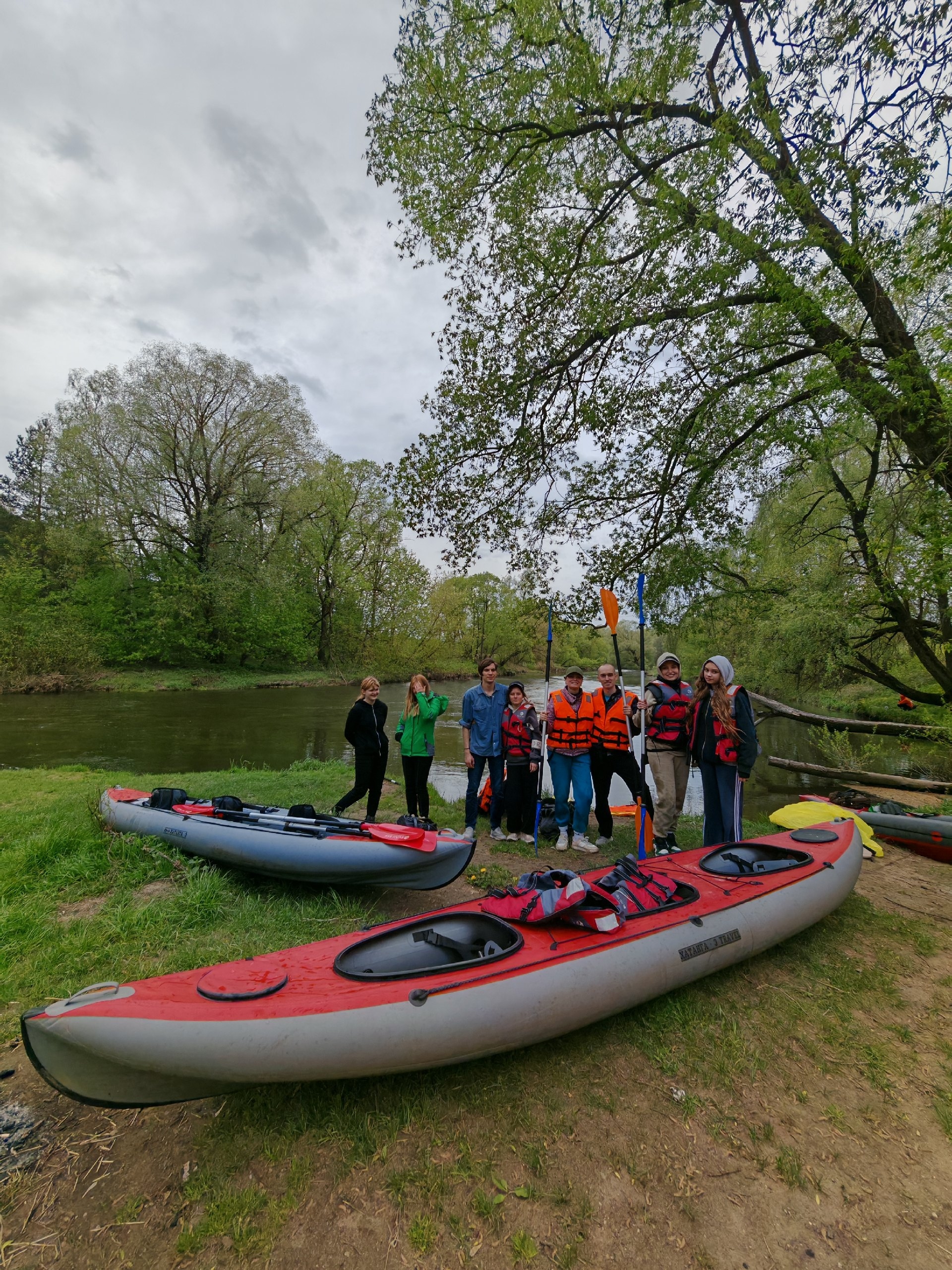Однодневный сплав на байдарках по реке Истра