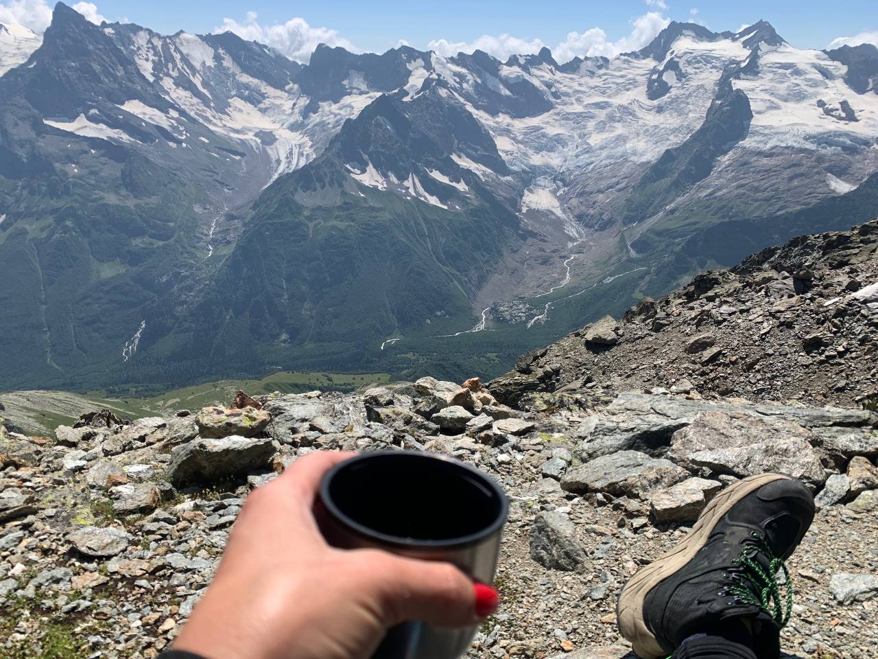 Домбай на ладони.