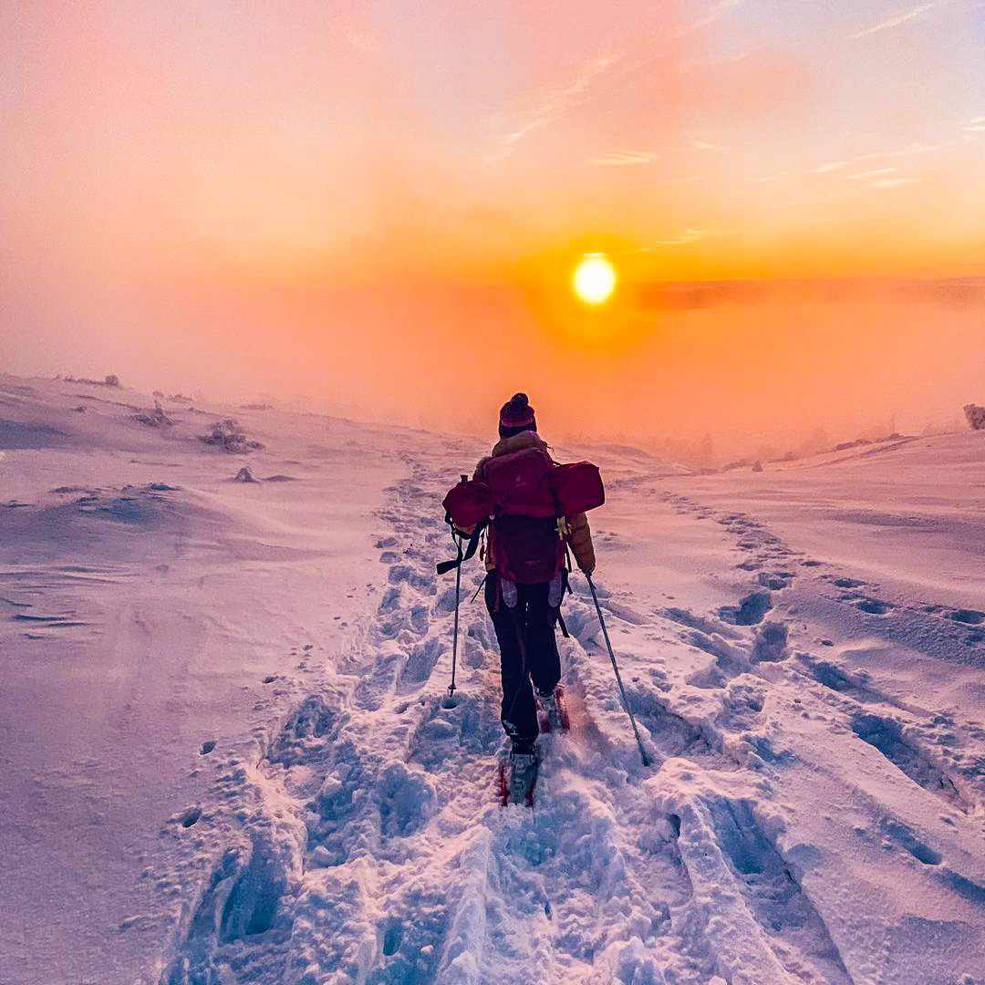 Айсфлоатинг + Северное сияние. Комфорт тур до 7 чел. Хибины, снегоходы и снегоступы (7/24)