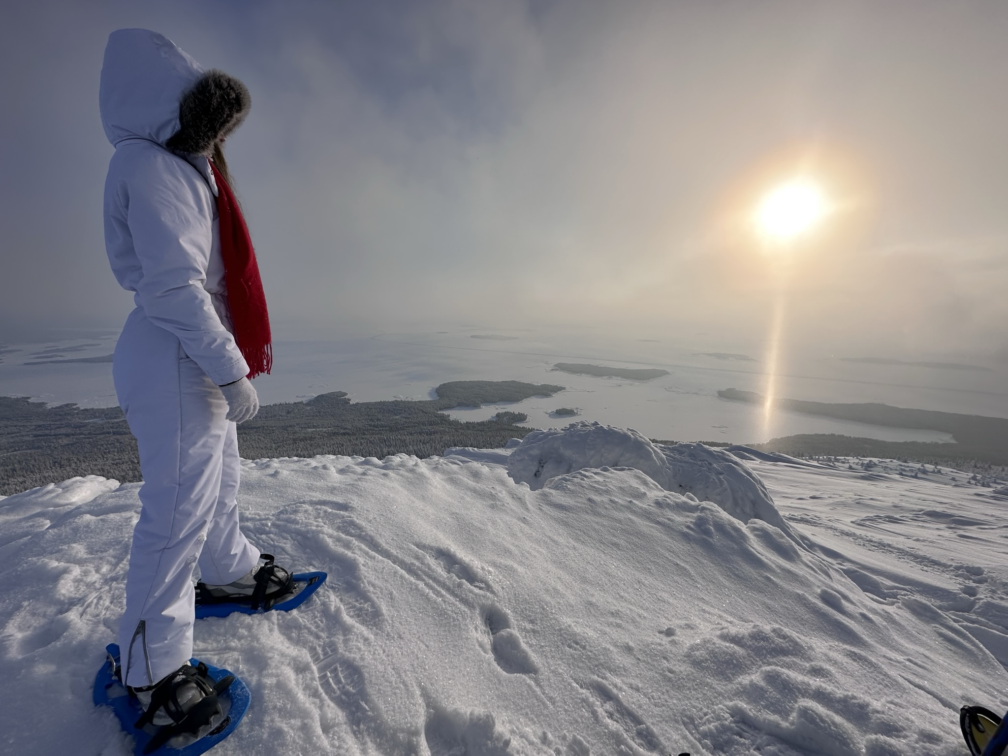 Айсфлоатинг + Северное сияние. Комфорт тур до 7 чел. Хибины, снегоходы и снегоступы (4/24)
