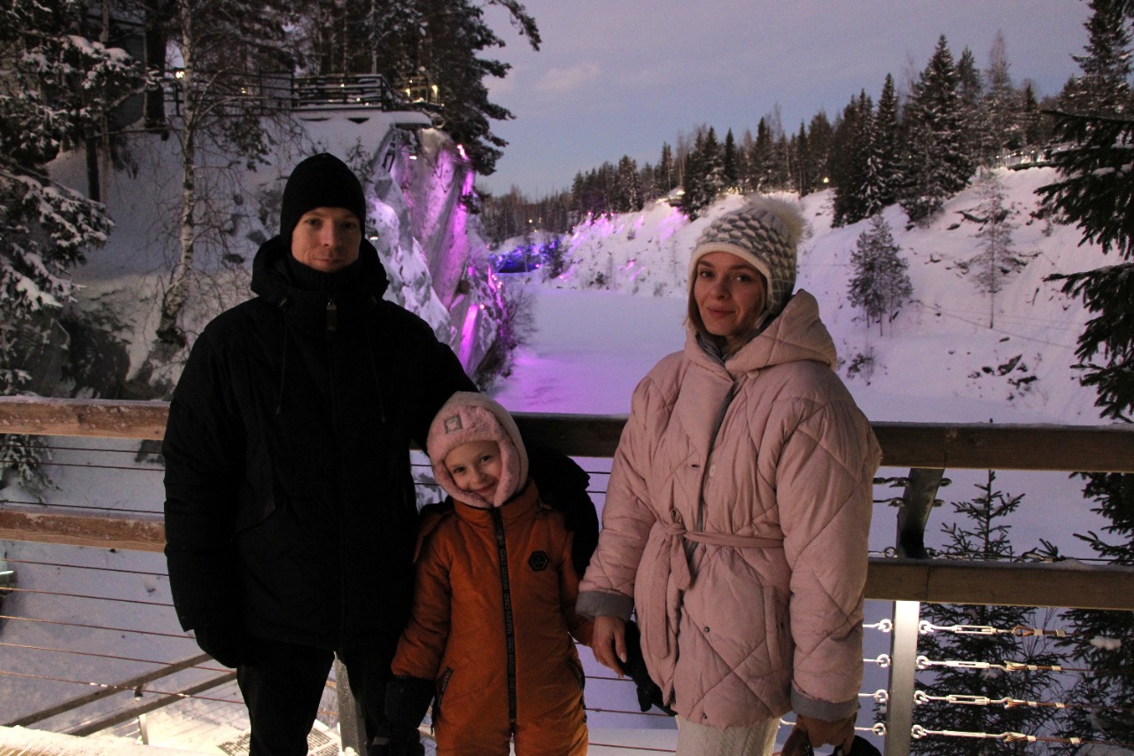 Сказка в Карелии. Комфорт тур до 8 чел. Дед Мороз, Ретропоезд, Рускеала, саамы, хаски