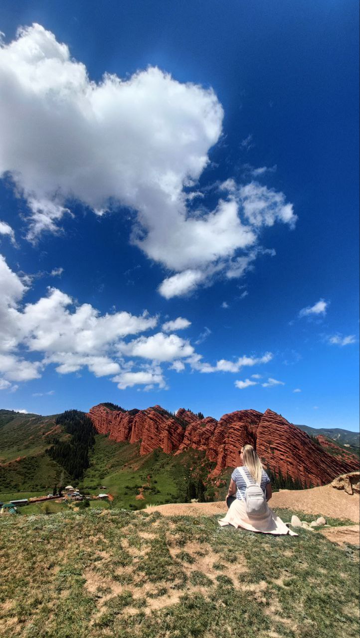 Цвет настроения - красный: маковые поля Кыргызстана