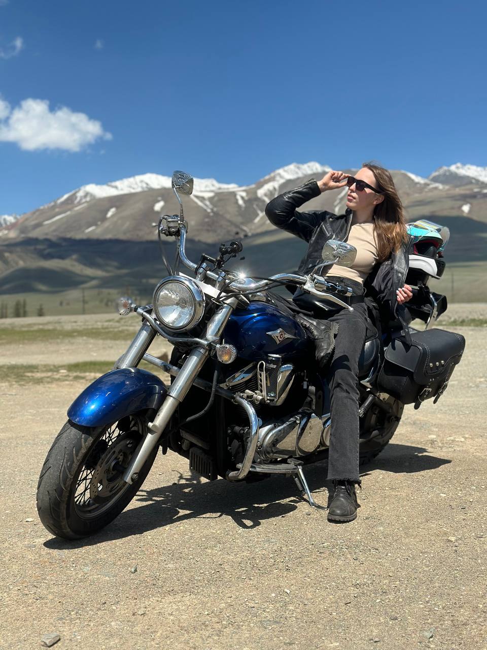 Мототур по Алтаю на дорожных мотоциклах - чопперах