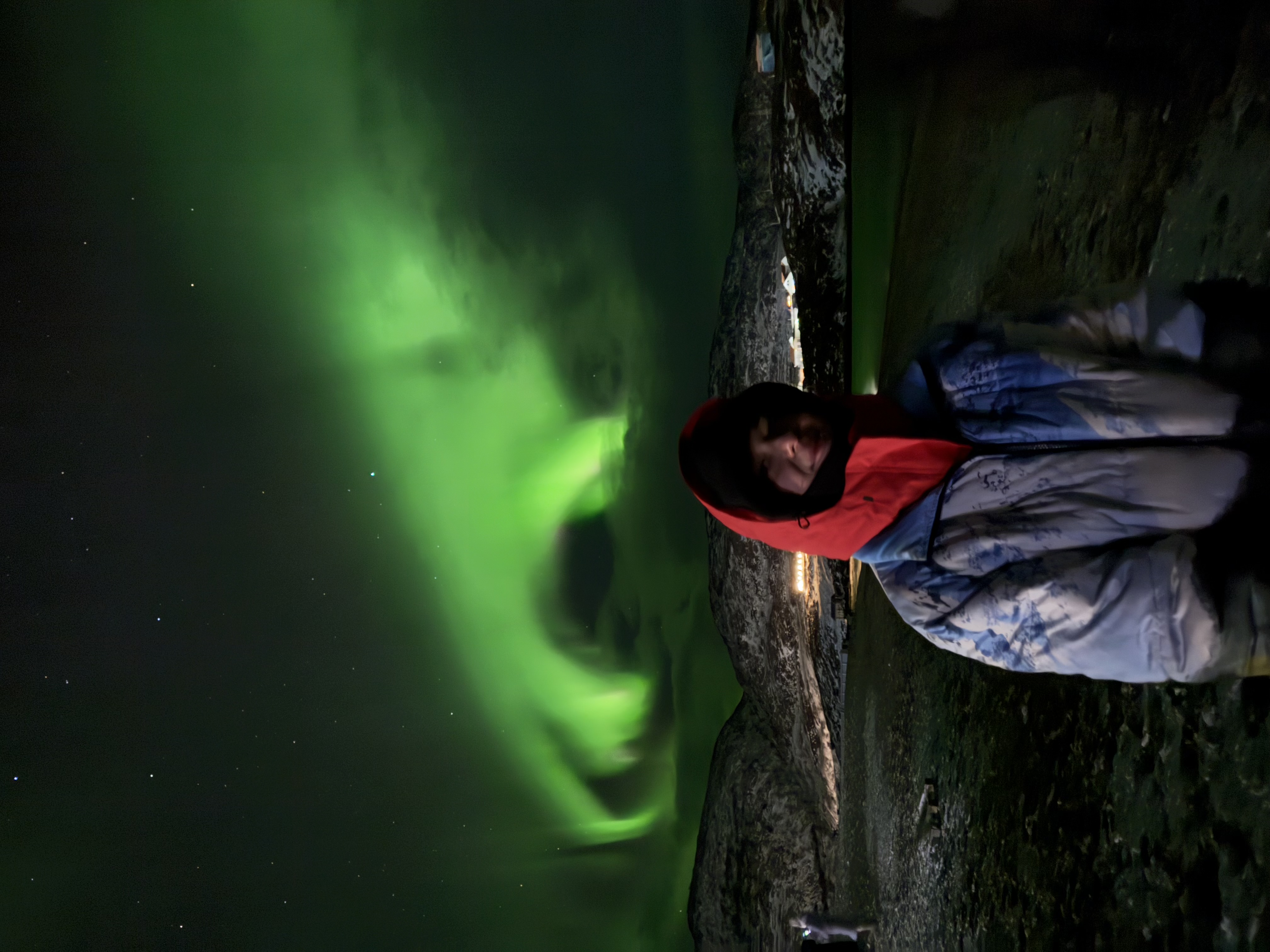 Териберка: Северное сияние и киты