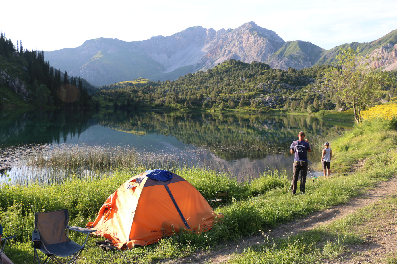 Красивейший треккинг налегке к озеру Сары-Челек - жемчужине Тянь-Шаня. (22/57)