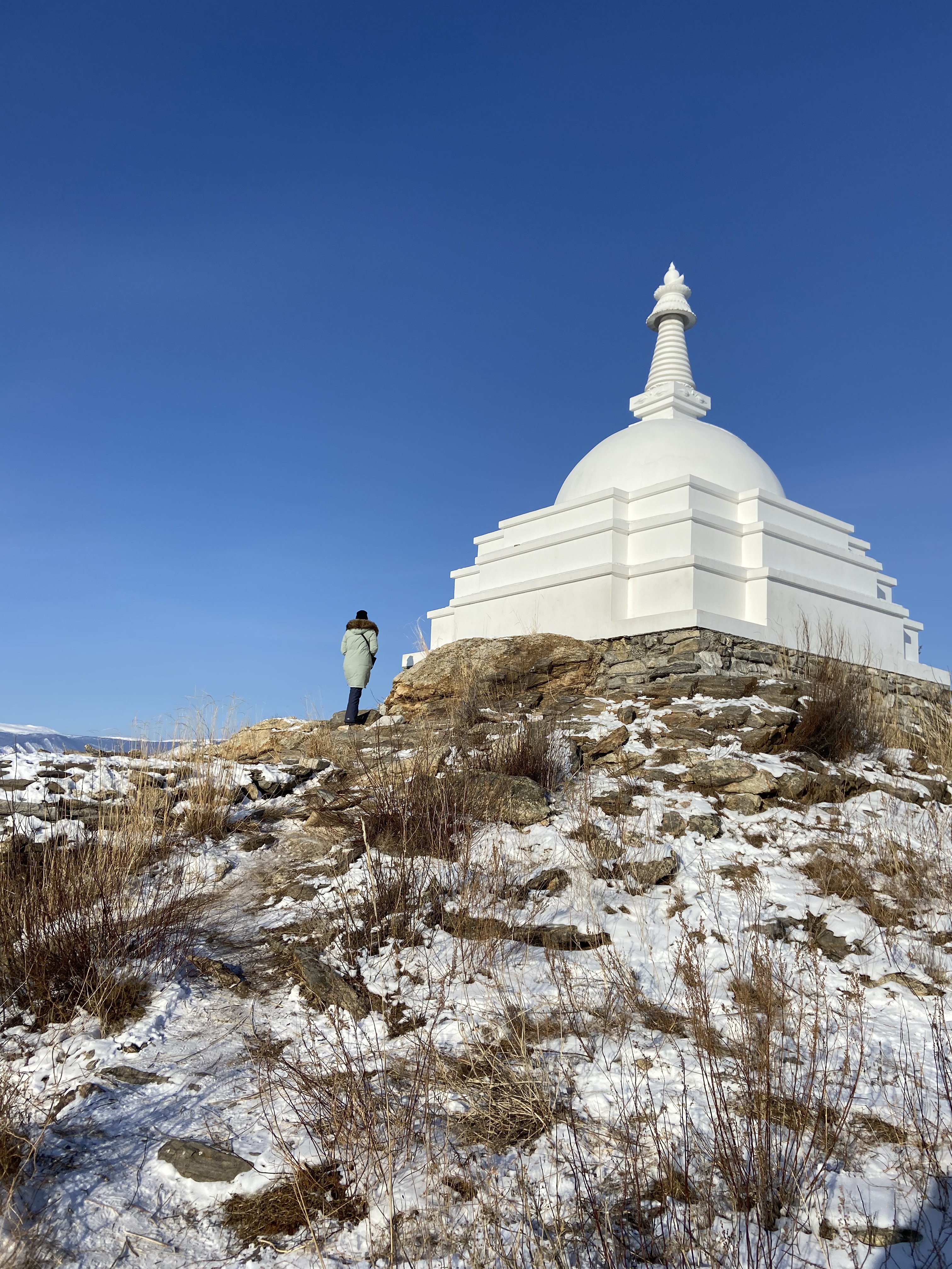 Путешествие на юг Ольхона, баня на Байкале