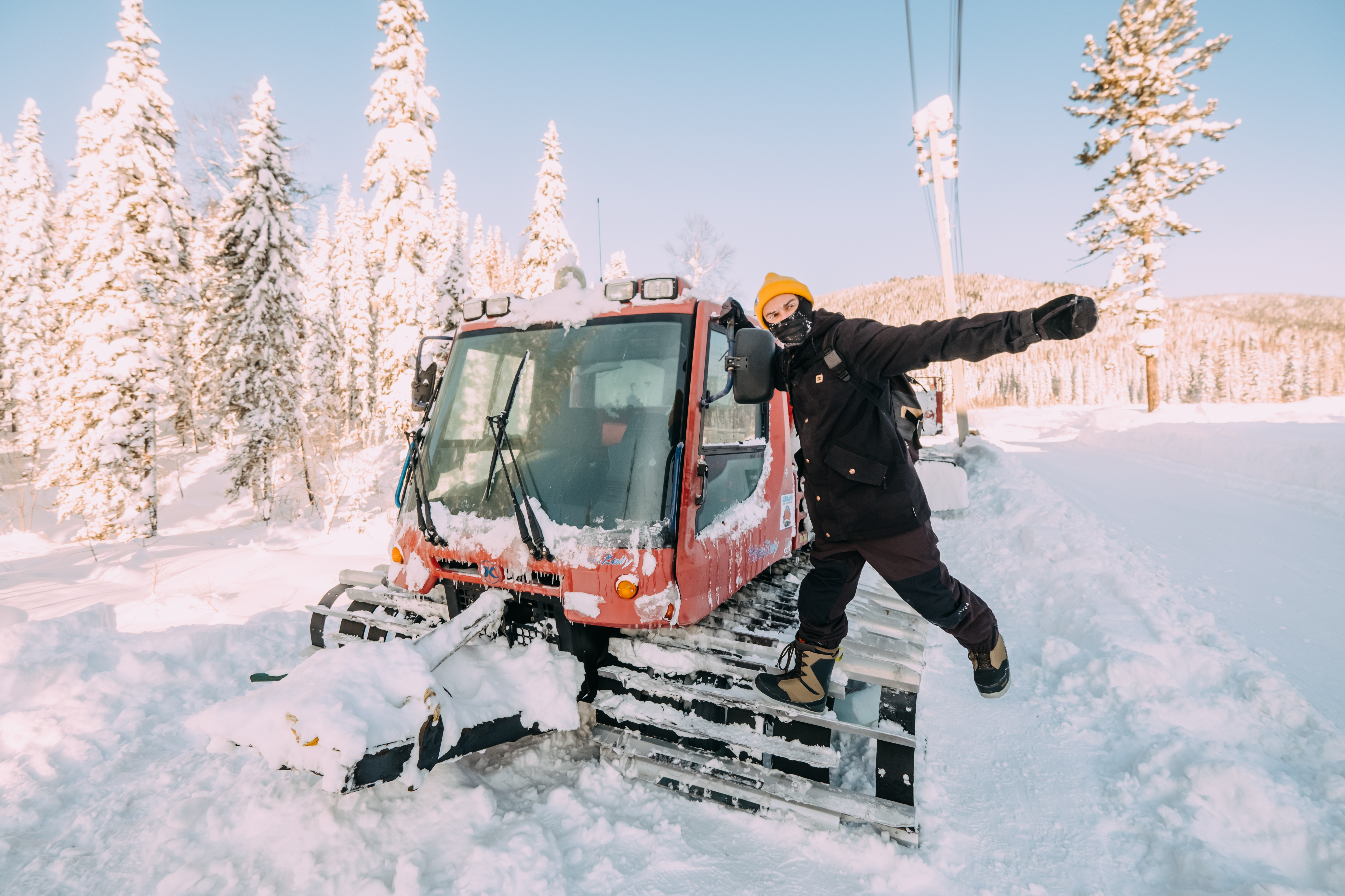 Мастер-класс по сноуборду и встреча Нового года