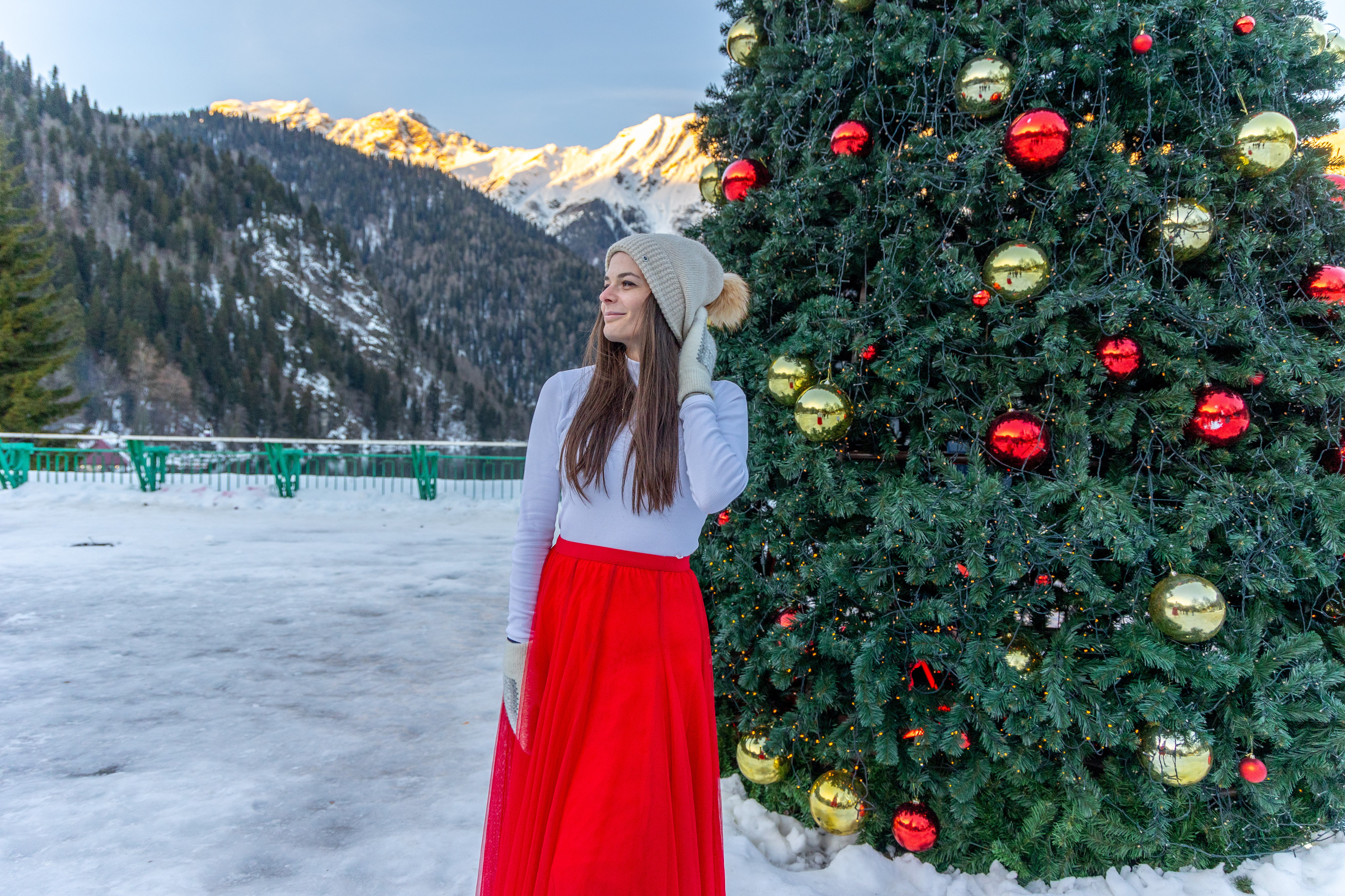 Абхазия. Новый год, мандарины и душа