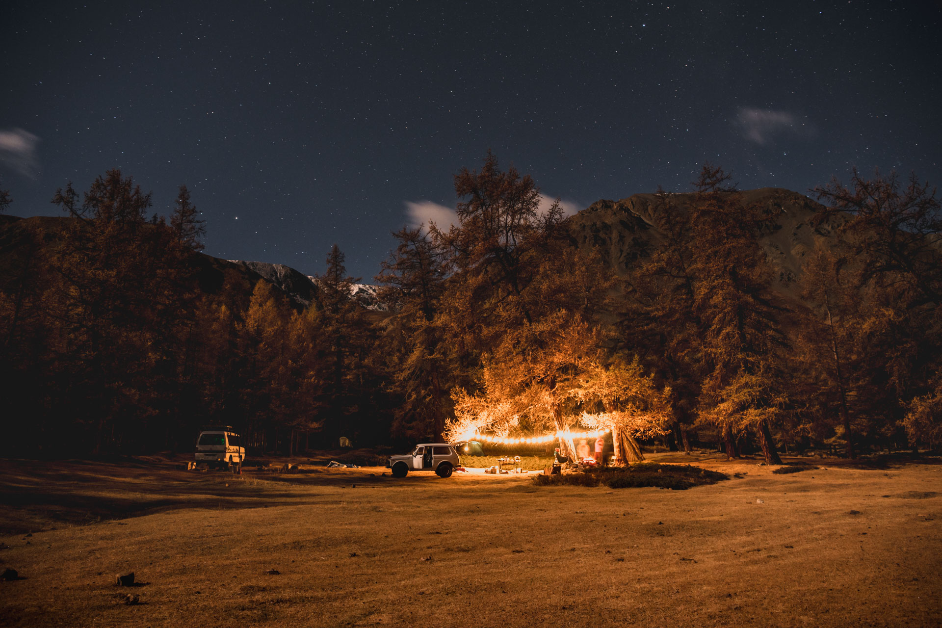 Карагемский перевал, вид на Белуху
